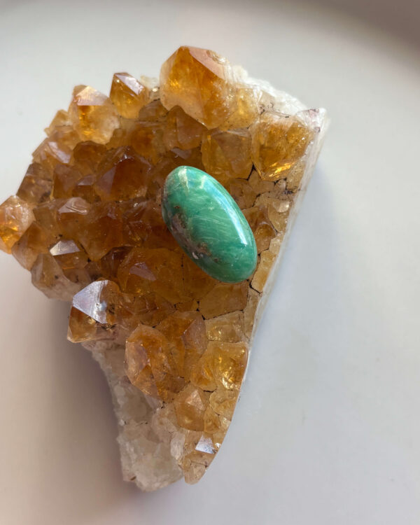 28mm Chrysoprase Gemstone for Jewellery Making