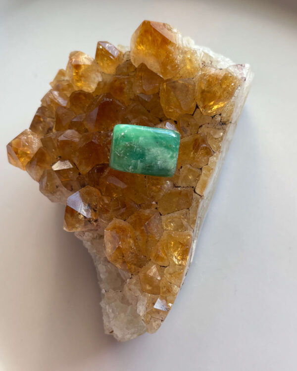20mm Chrysoprase Gemstone for Pendant Designs