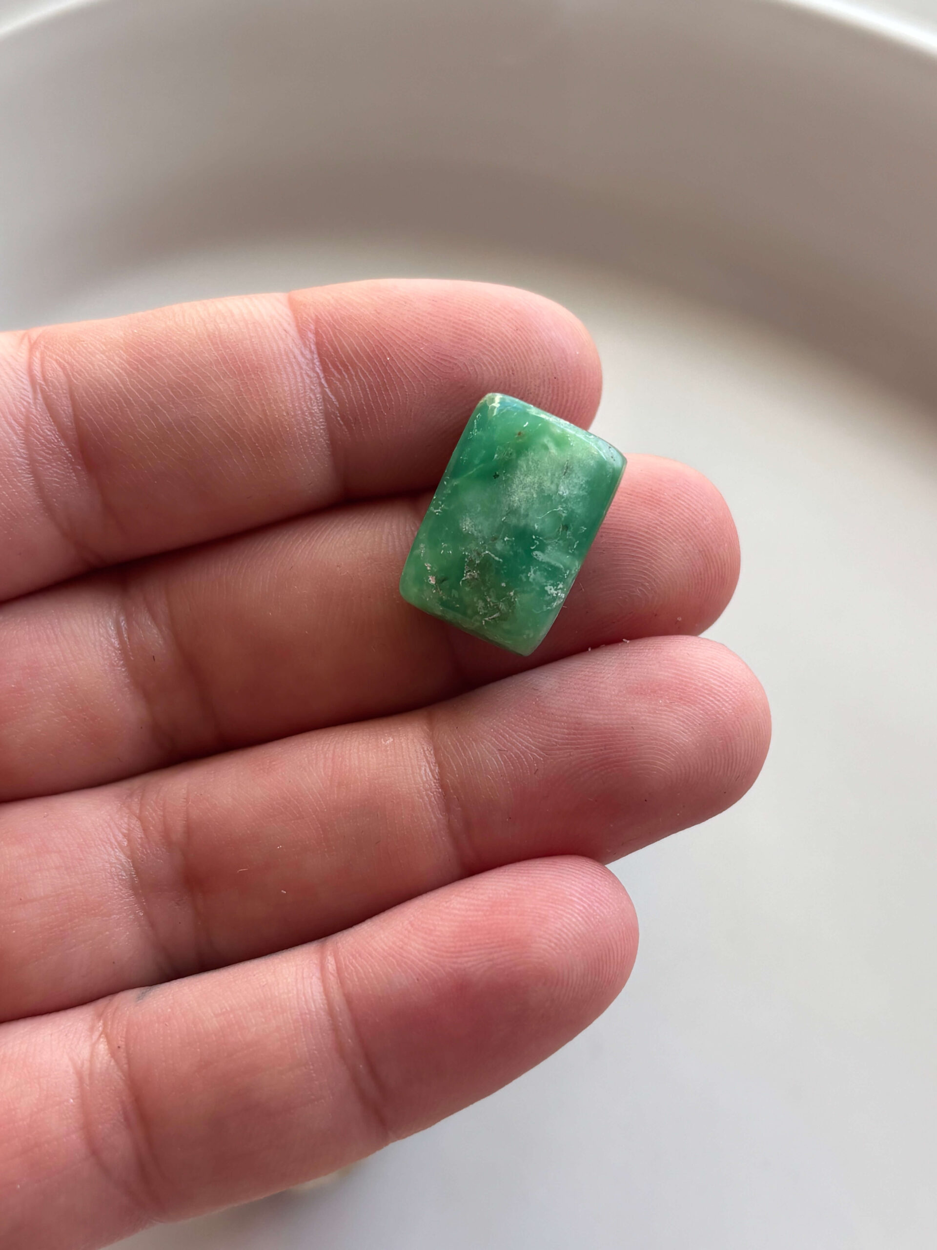20mm Chrysoprase Gemstone for Pendant Designs - Image 2