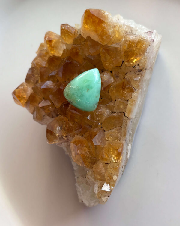21mm Chrysoprase Cabochon for Handmade Jewellery