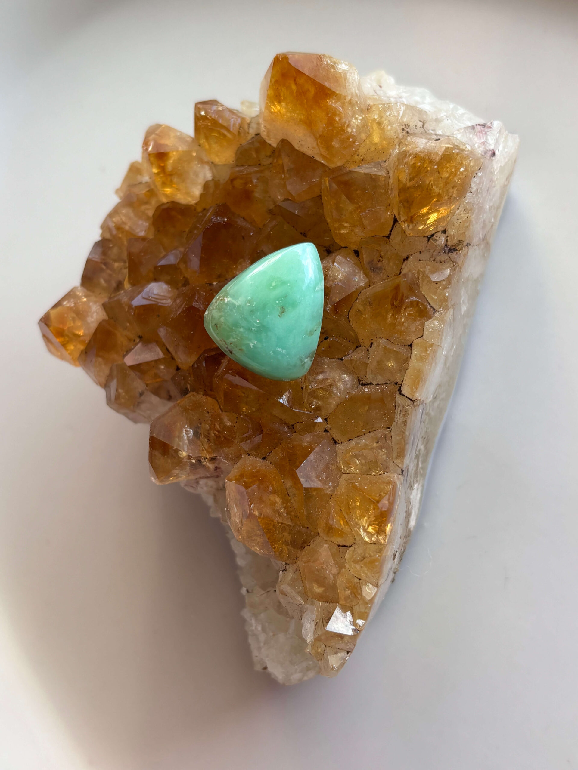 21mm Chrysoprase Cabochon for Handmade Jewellery