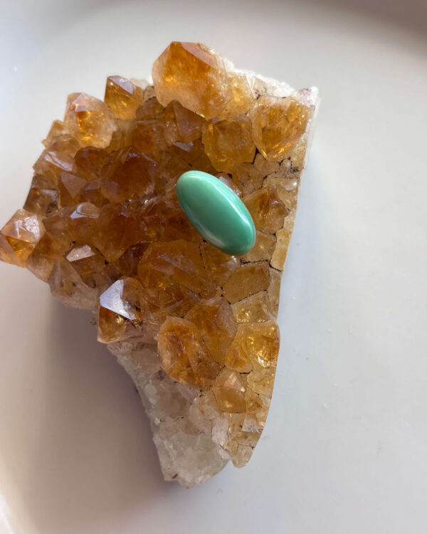 22mm Chrysoprase Gemstone for Creative Jewellery
