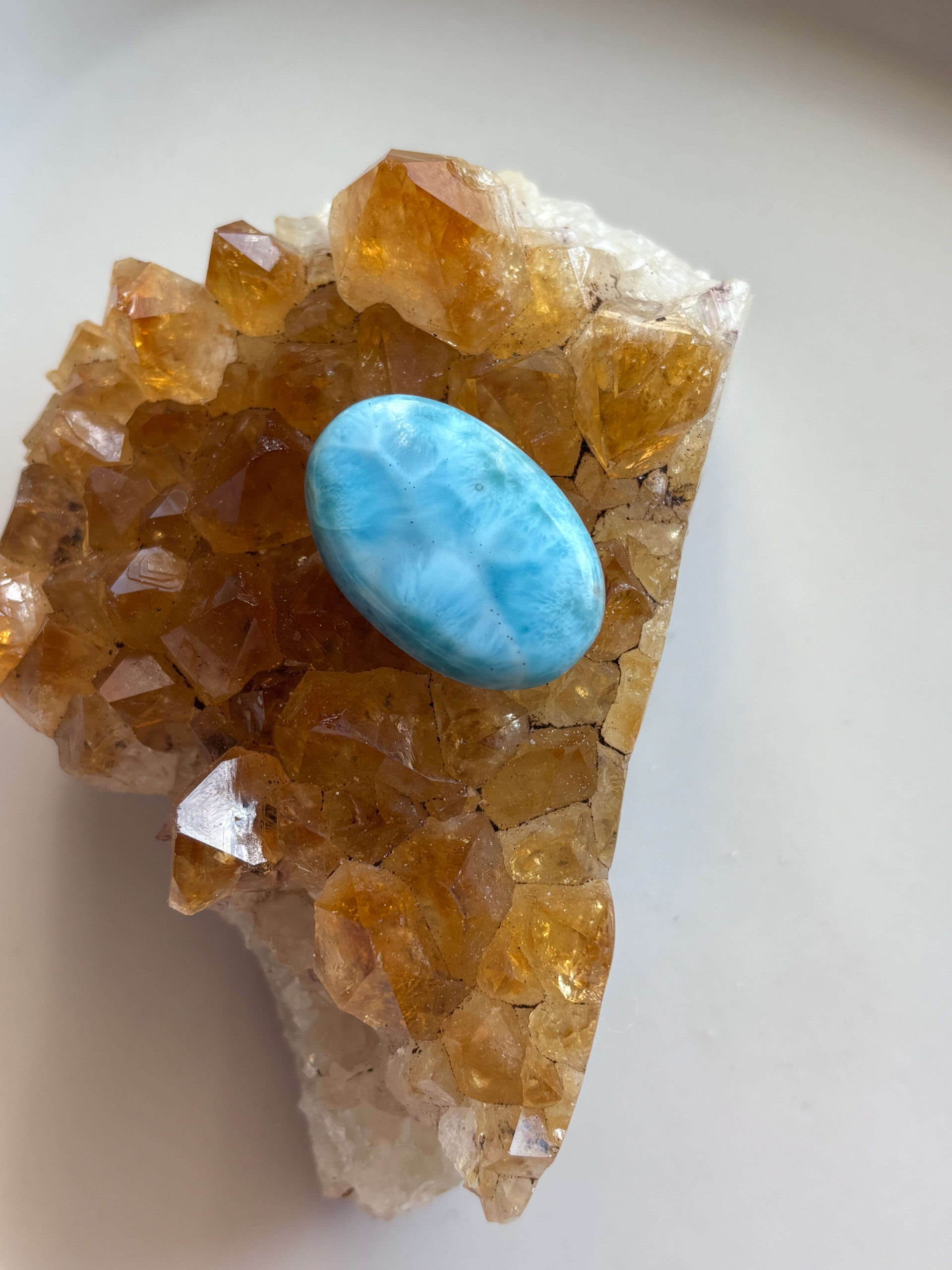 30mm Premium Larimar Gemstone for Jewellery Making