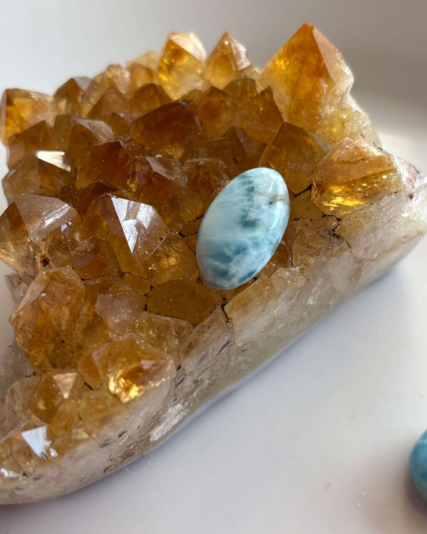 23mm Premium Larimar Cabochon for Handmade Jewellery
