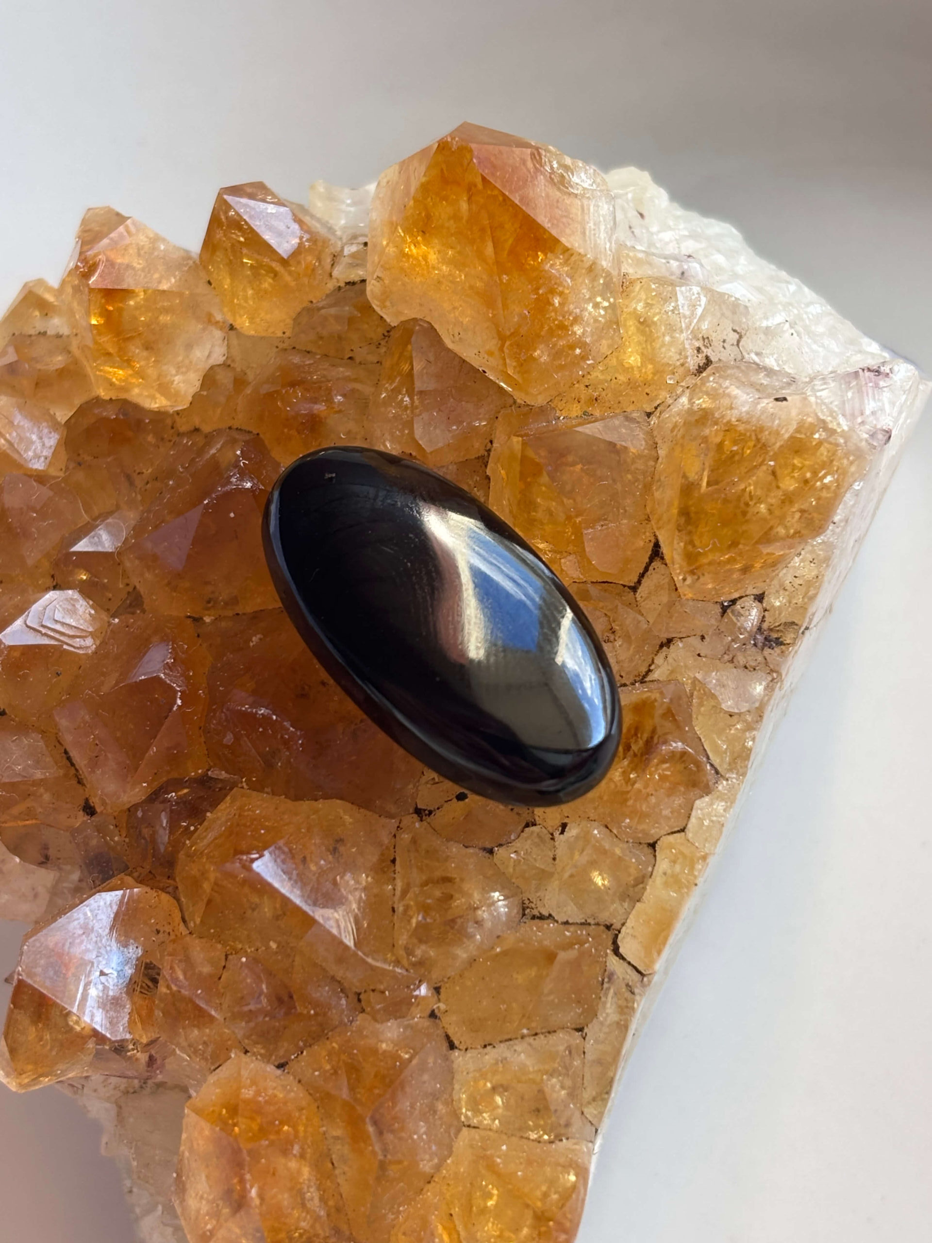 30mm Black Onyx Cabochon for Handmade Jewellery