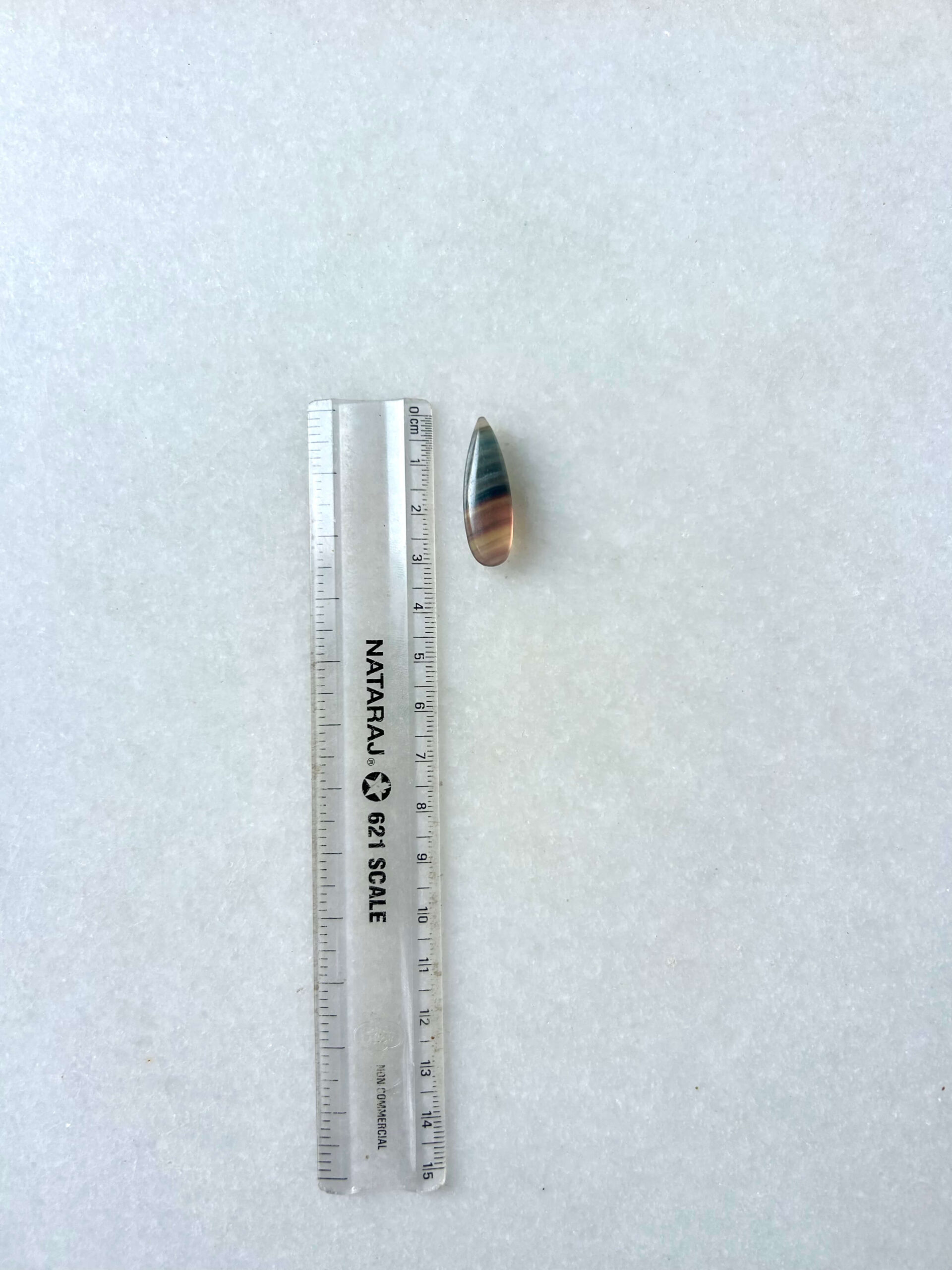 30 mm Fluorite Stone for Macrame - Image 2