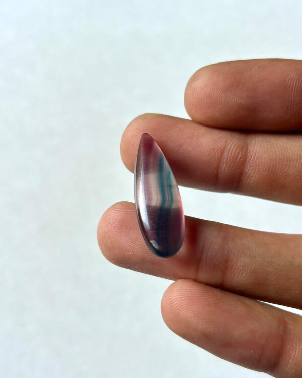 29 mm Fluorite Stone for Macrame