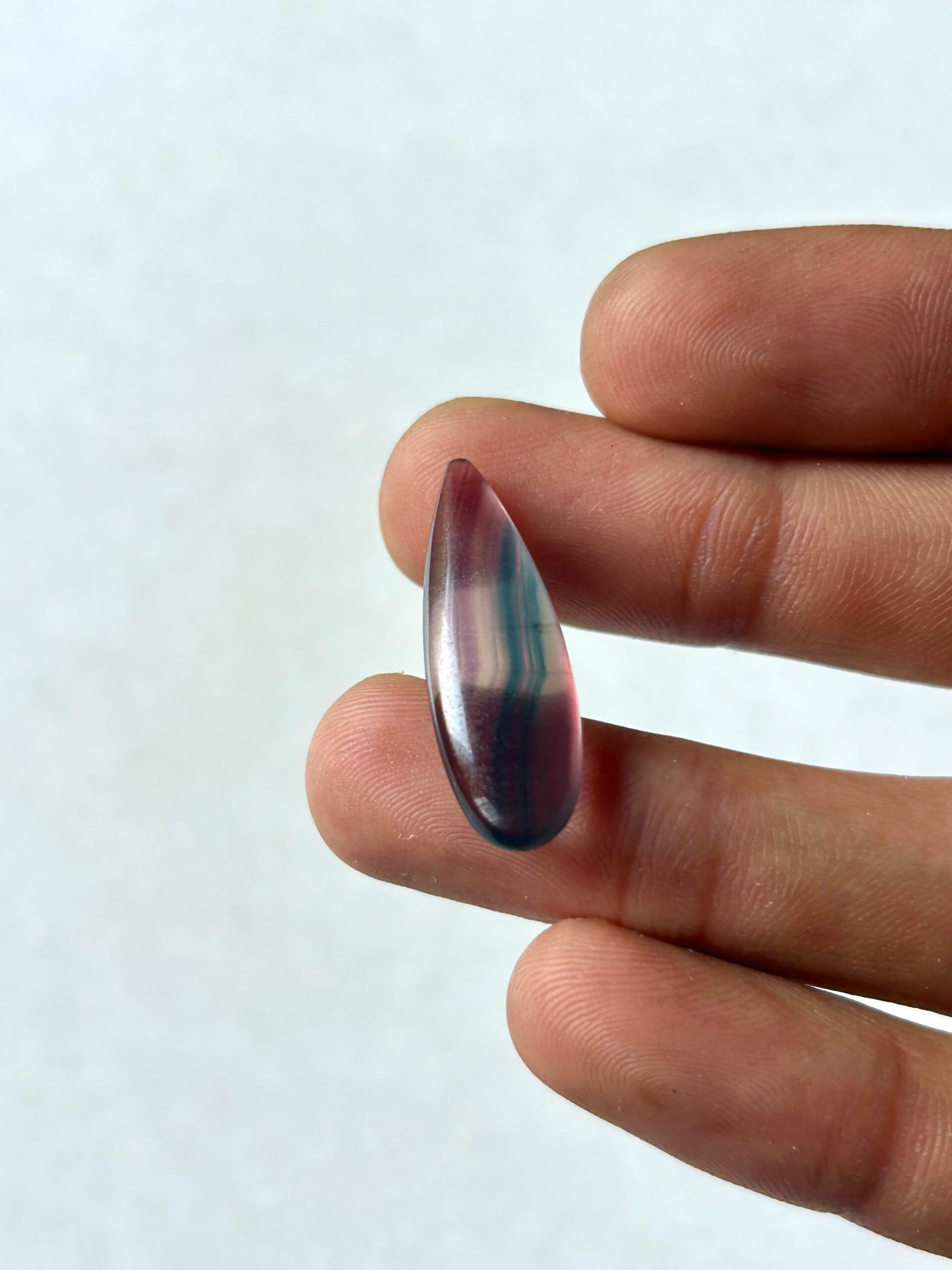 29 mm Fluorite Stone for Macrame
