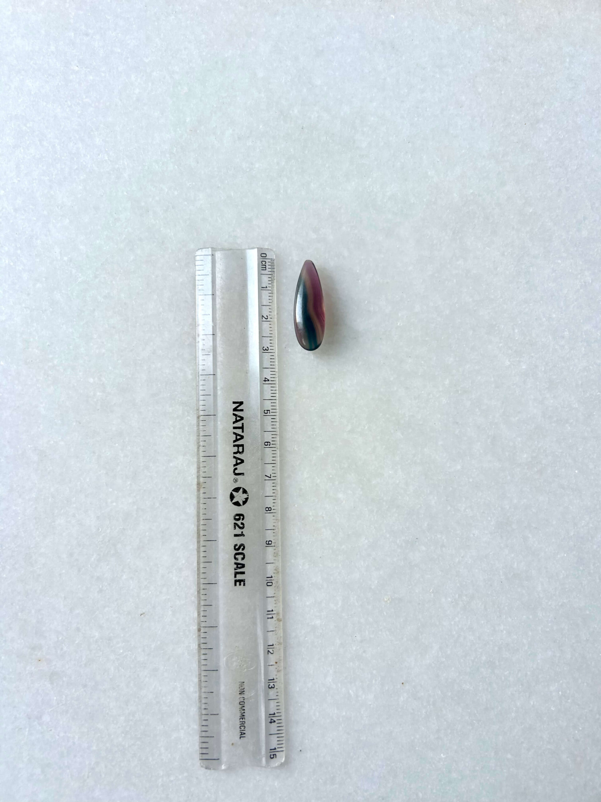 29 mm Fluorite Stone for Macrame - Image 2