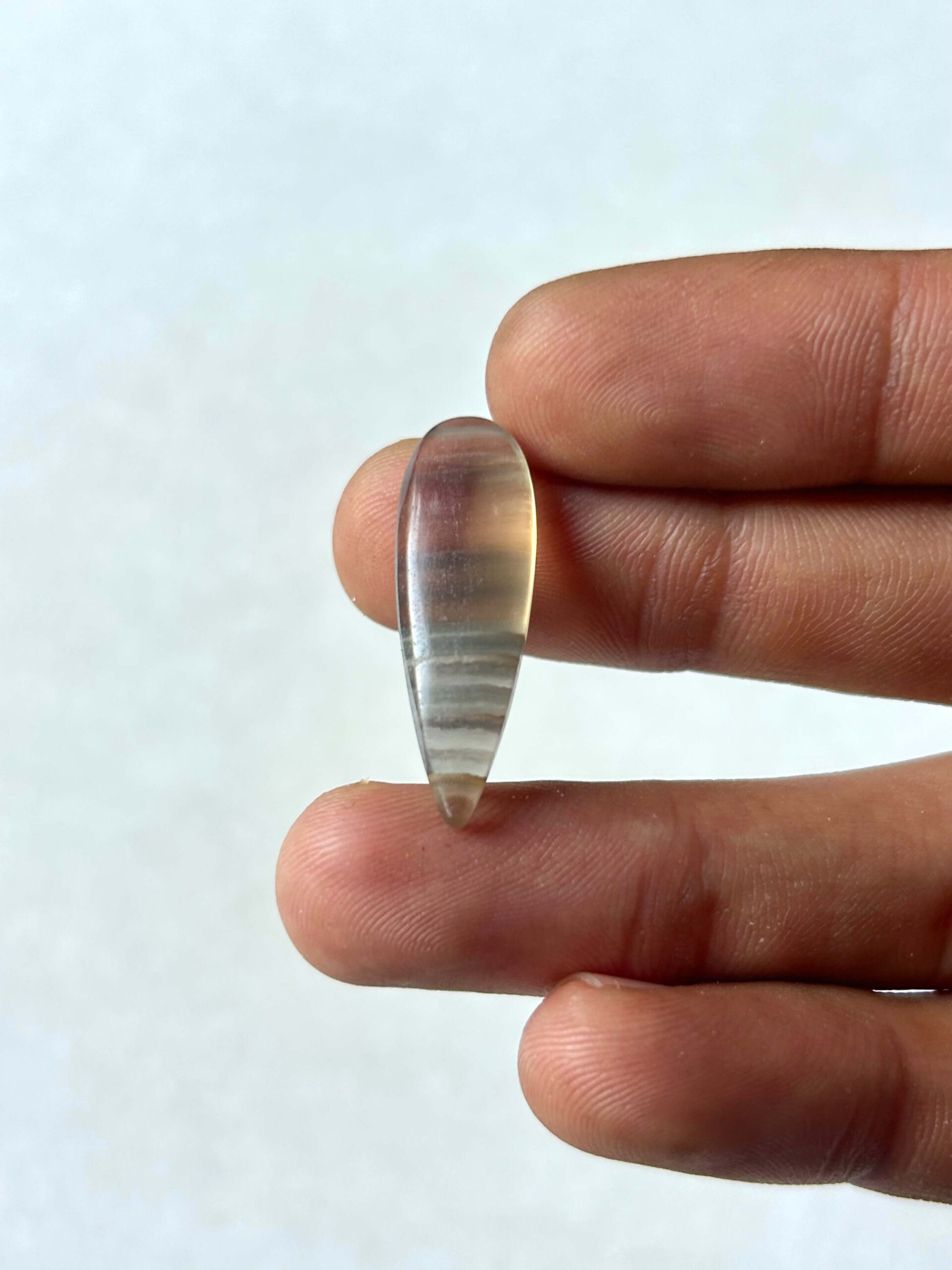 29 mm Fluorite Stone for Macrame