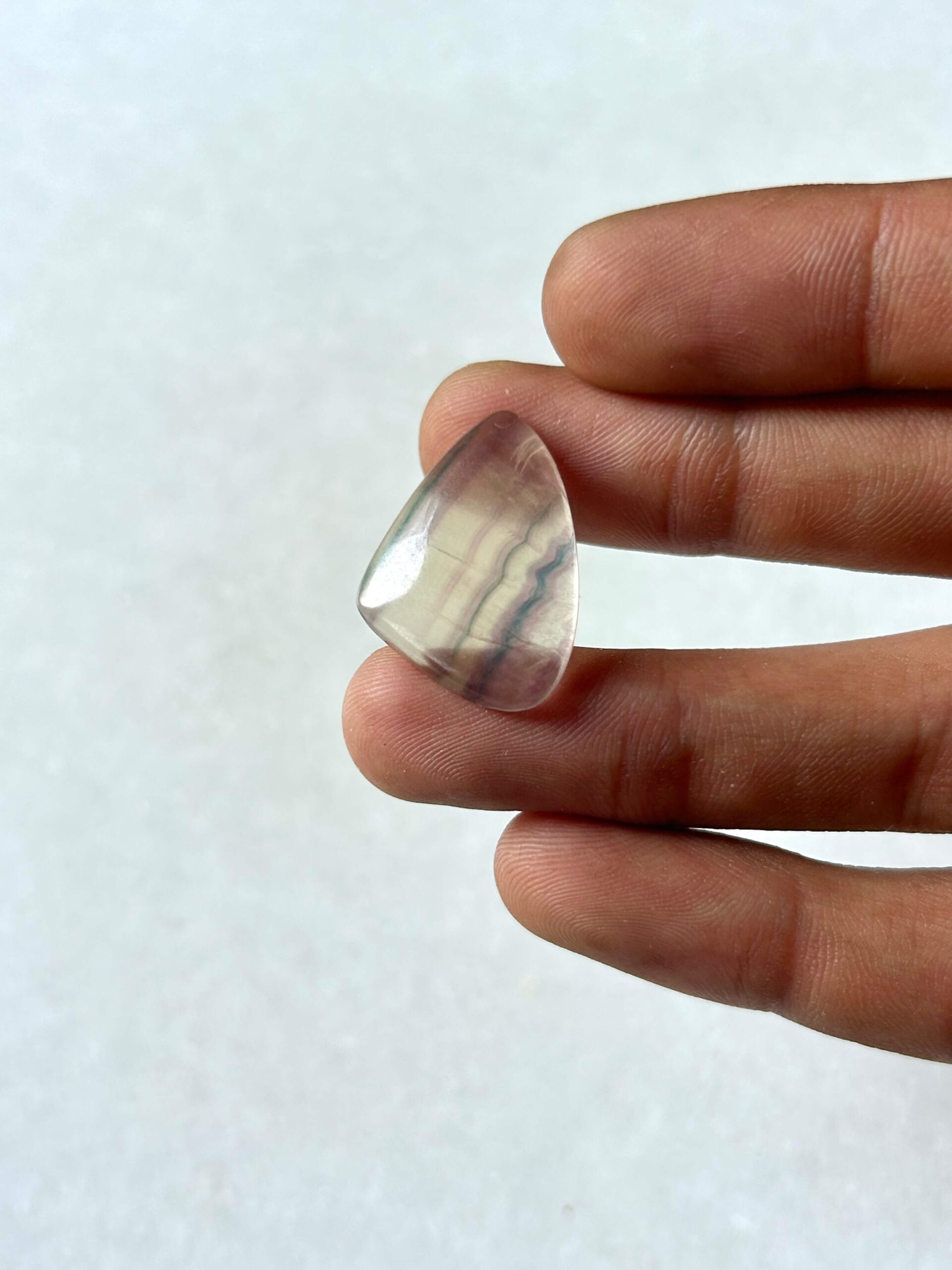 26 mm Fluorite Stone for Handmade Designs