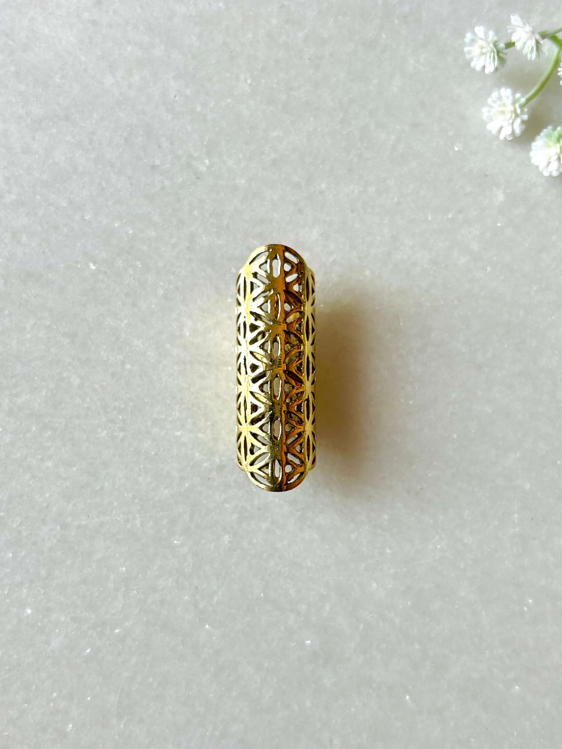 Circle of Life Brass Dreadlock Jewelry - Image 2