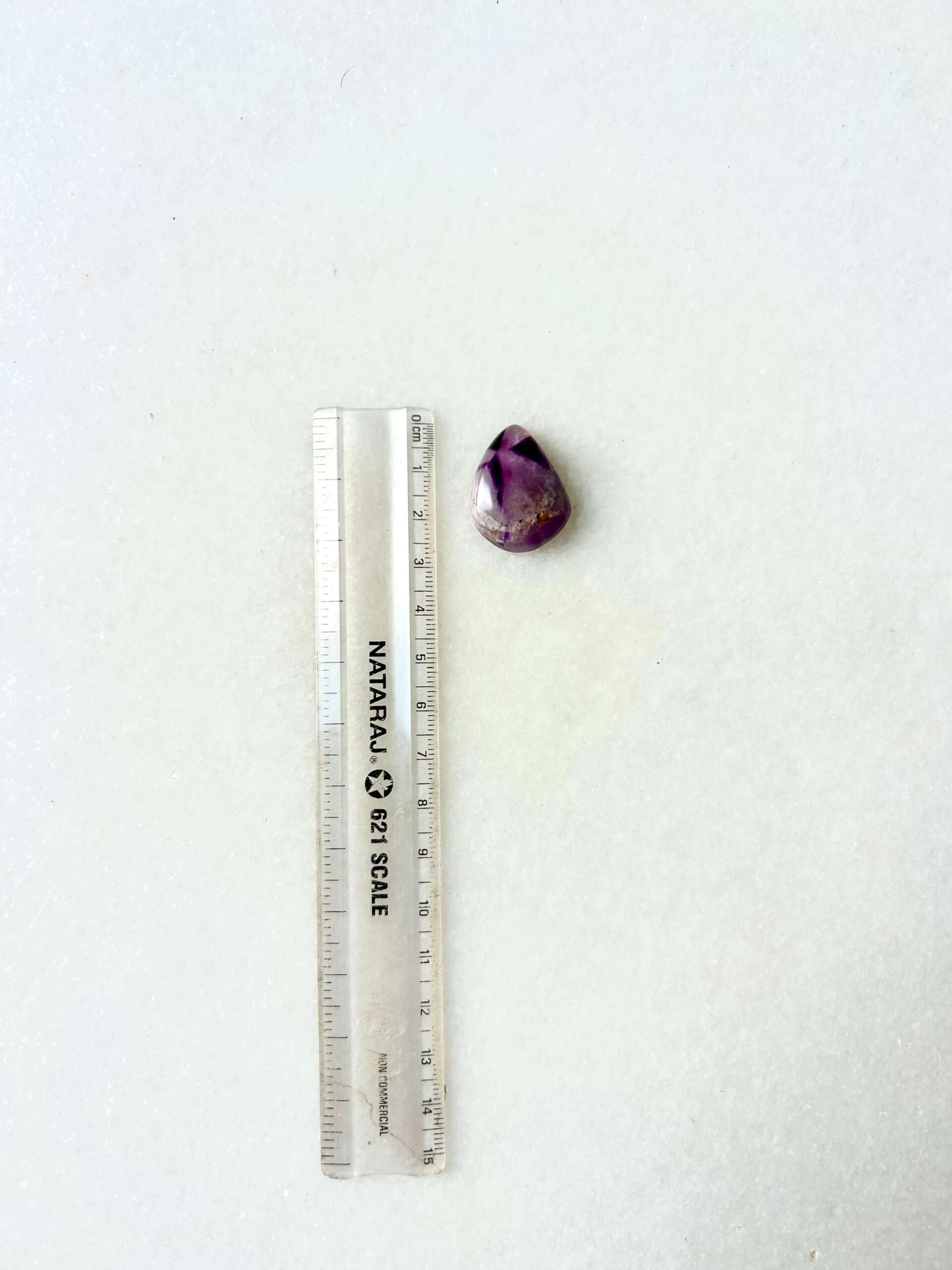 26 mm Medium Grade Amethyst Stone - Image 2