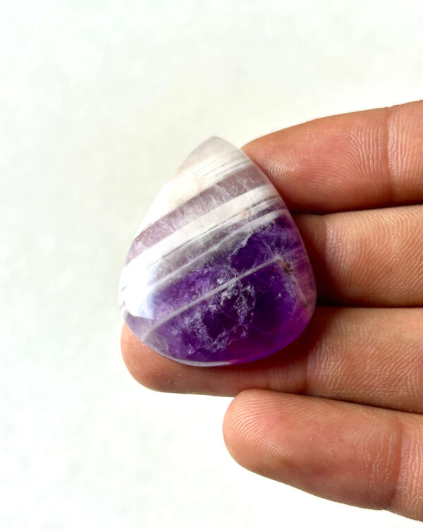 37 mm Amethyst Stone – Medium Grade