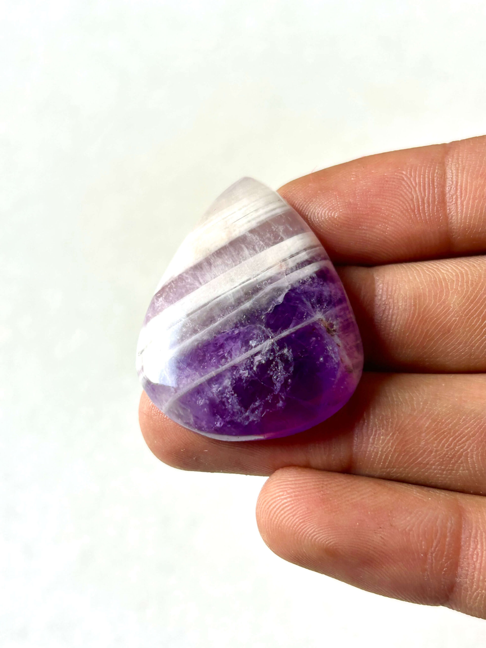 37 mm Amethyst Stone – Medium Grade