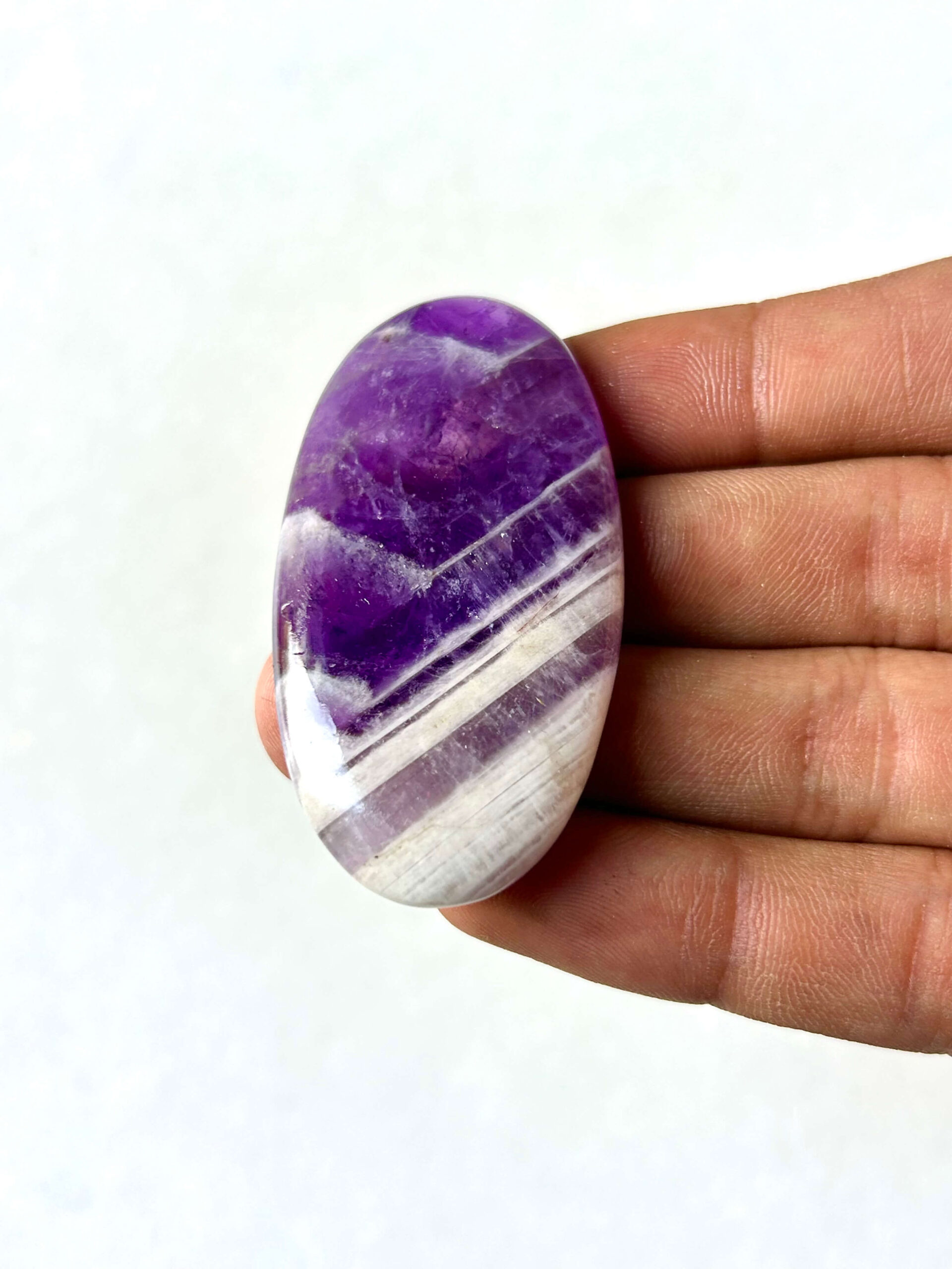 56 mm Medium Grade Amethyst Stone