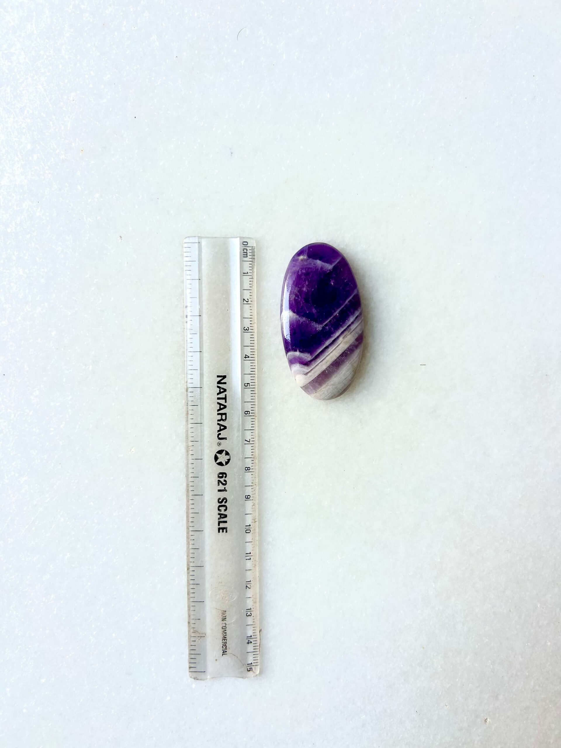 56 mm Medium Grade Amethyst Stone - Image 2