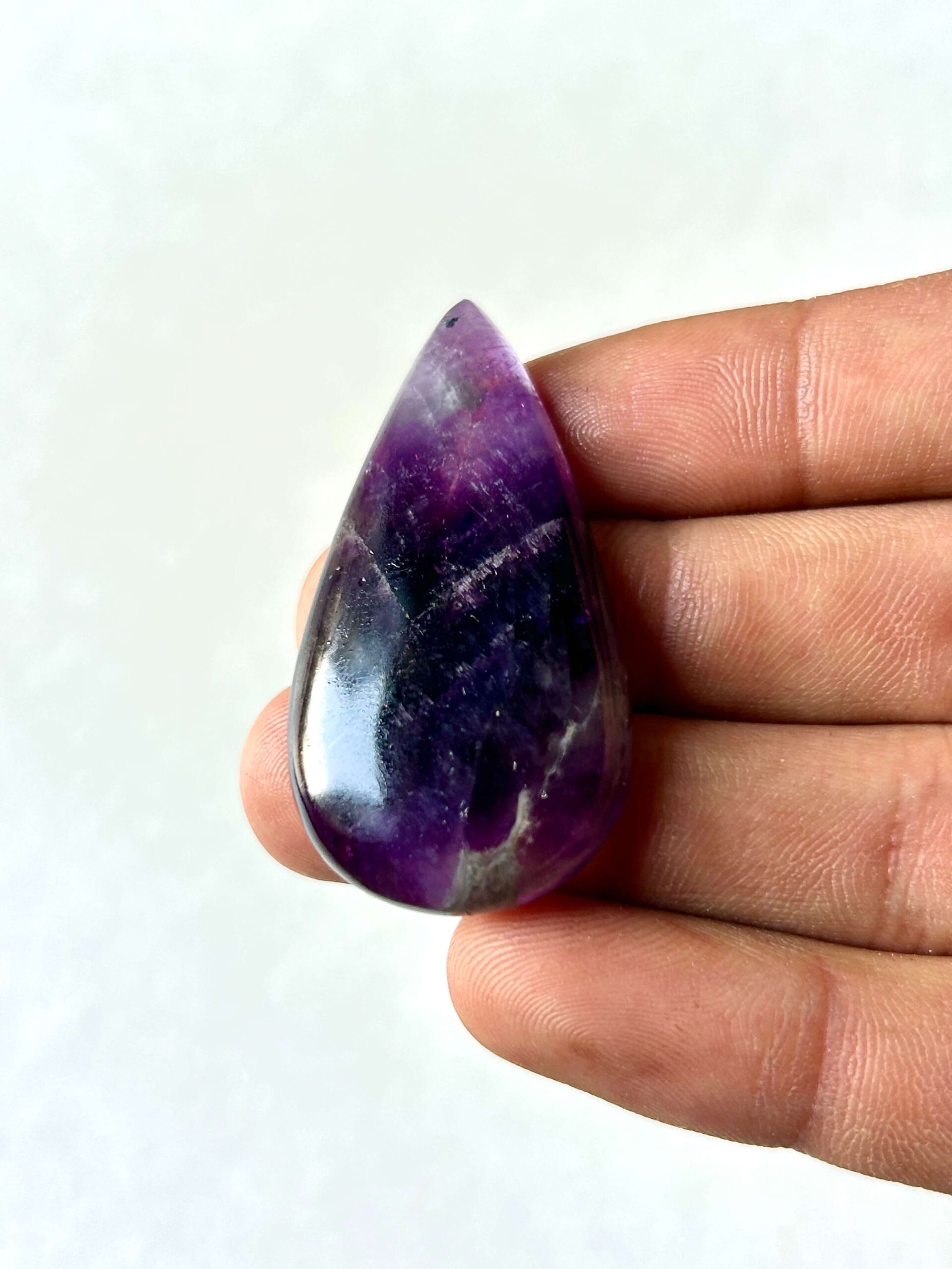 47 mm Amethyst Stone – Medium Grade