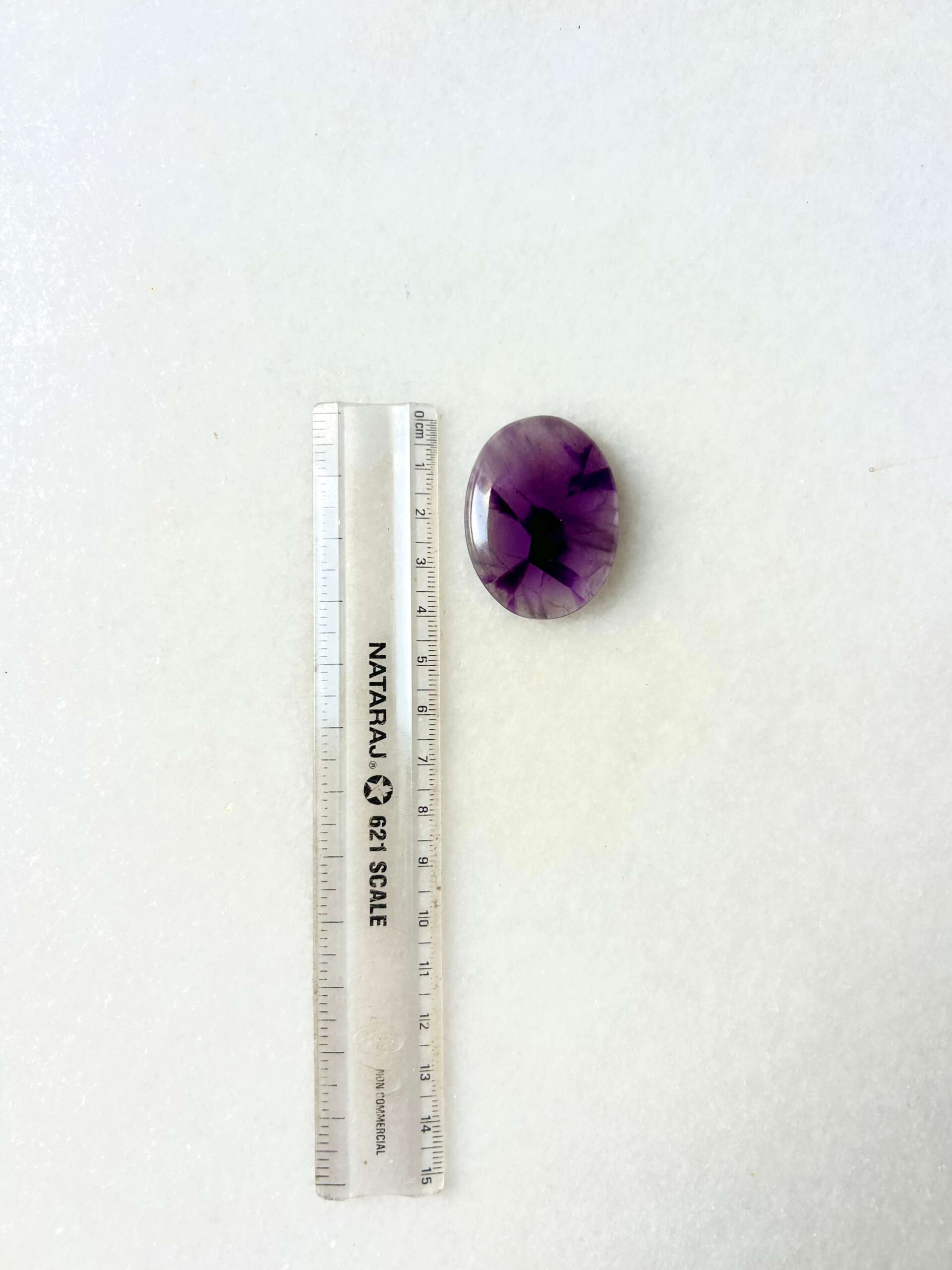 41 mm Medium Grade Amethyst Stone - Image 2