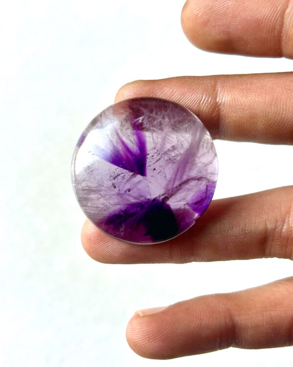 36 mm Amethyst Stone – Medium Grade