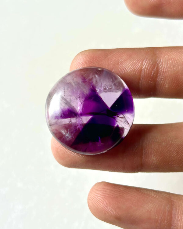 27 mm Amethyst Stone – Medium Grade