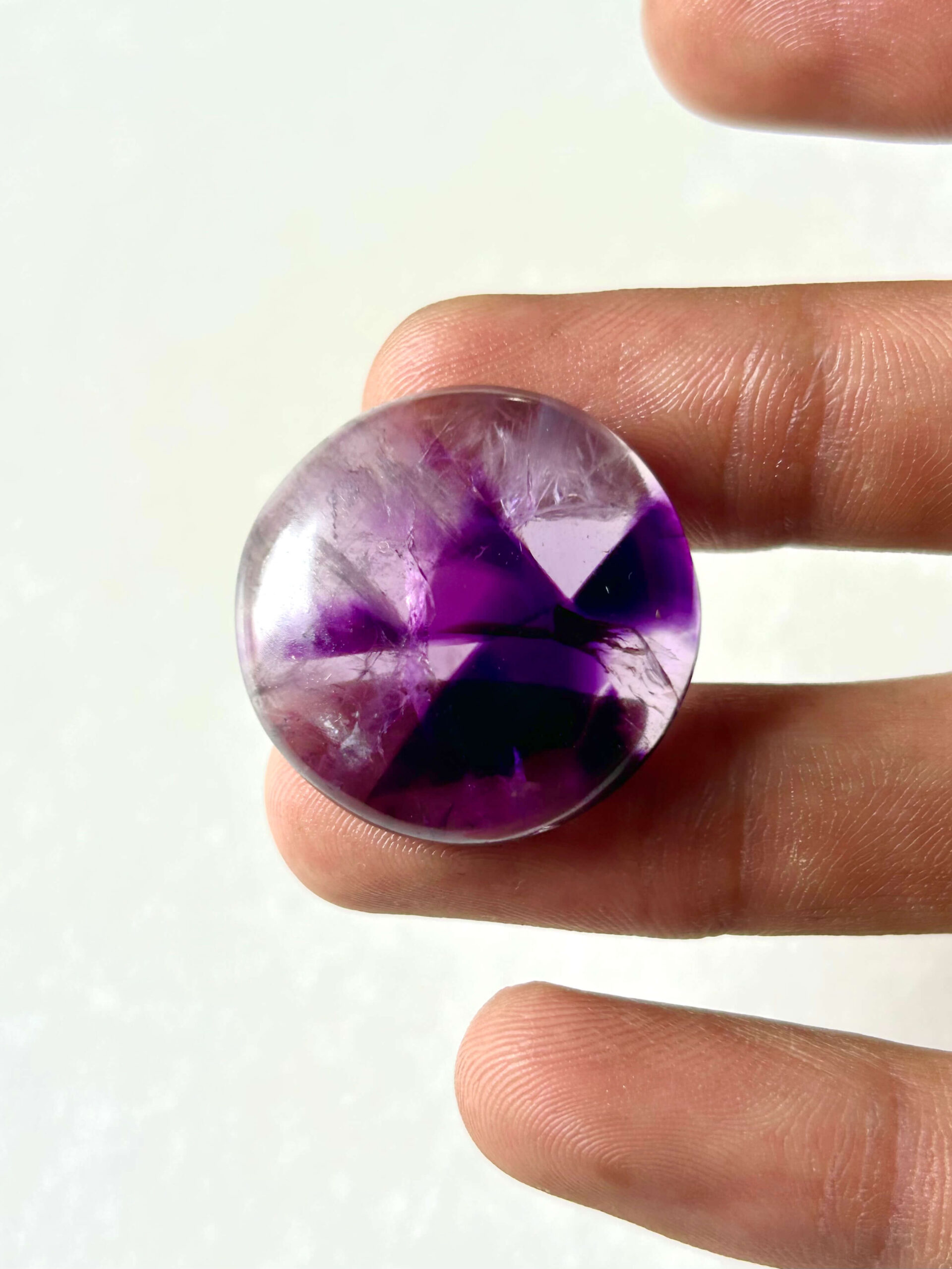 27 mm Amethyst Stone – Medium Grade