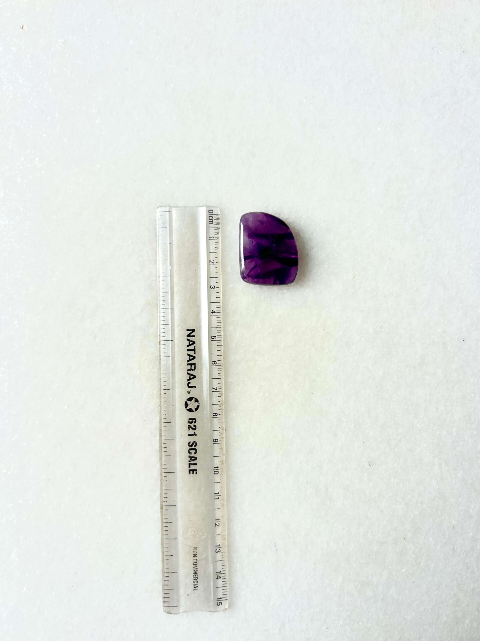 29 mm Medium Grade Amethyst Stone - Image 2