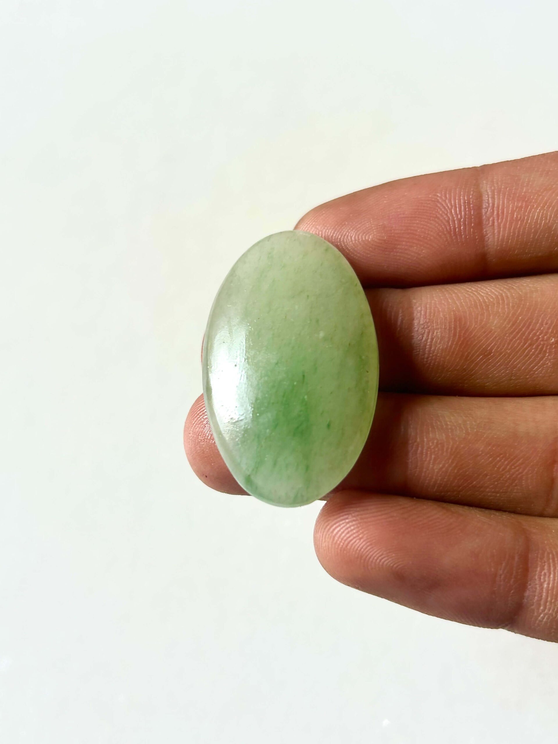 38 mm Green Jade Cabochon