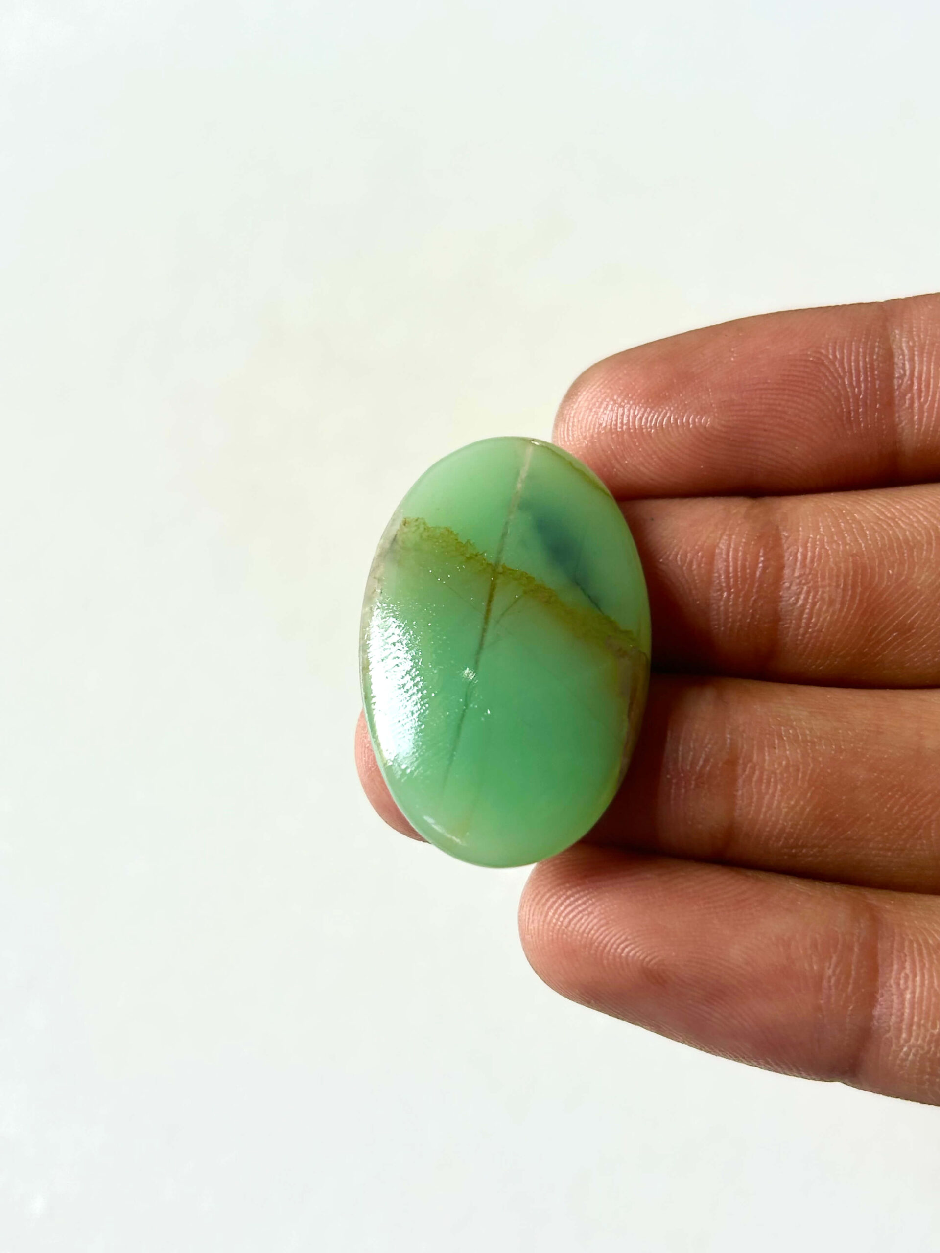 35 mm Green Jade Stone