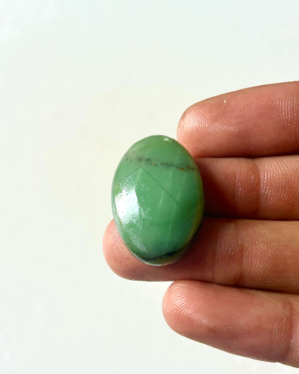 29 mm Green Jade for Jewelry Making