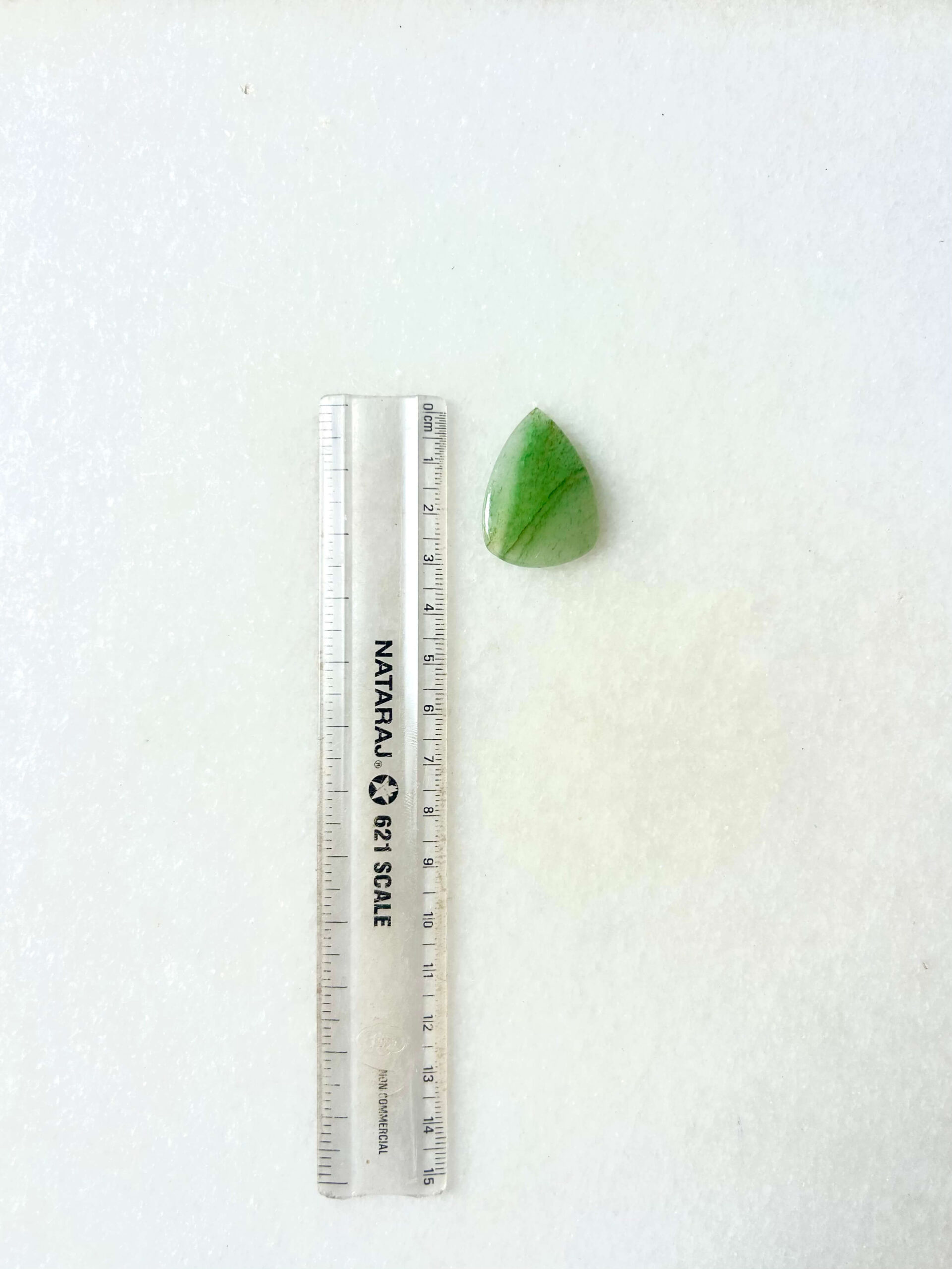 32 mm Green Jade Cabochon - Image 2
