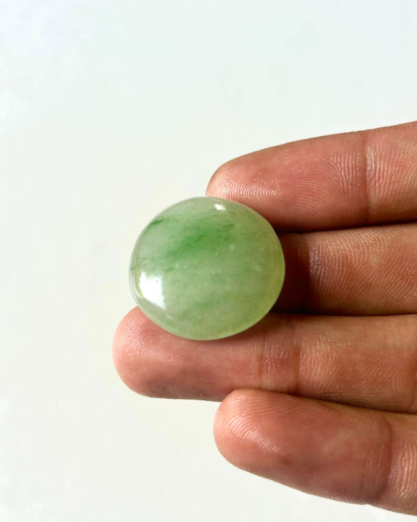 25 mm Green Jade Stone