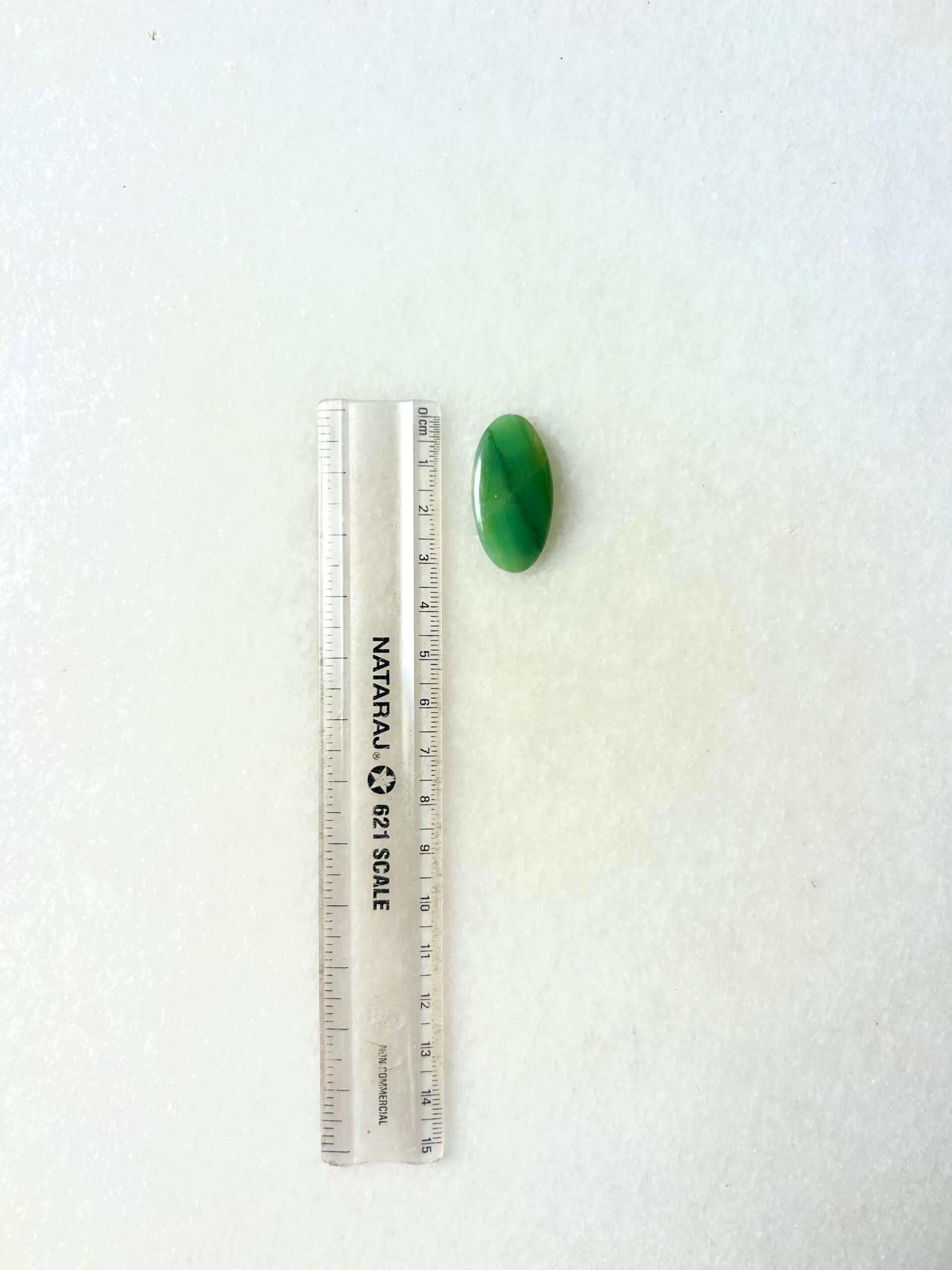 32 mm Green Jade Cabochon - Image 2