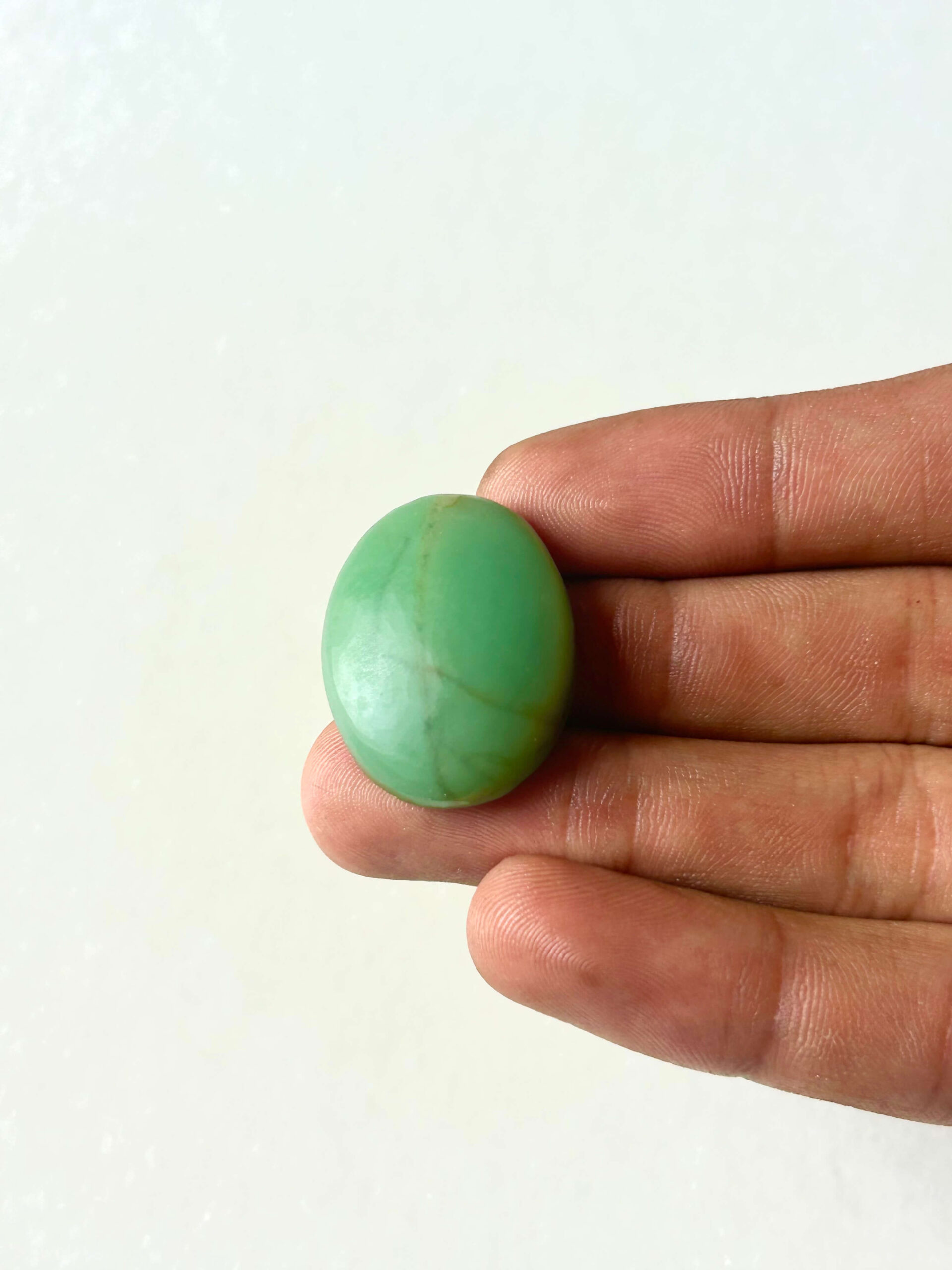 29 mm Green Jade Stone
