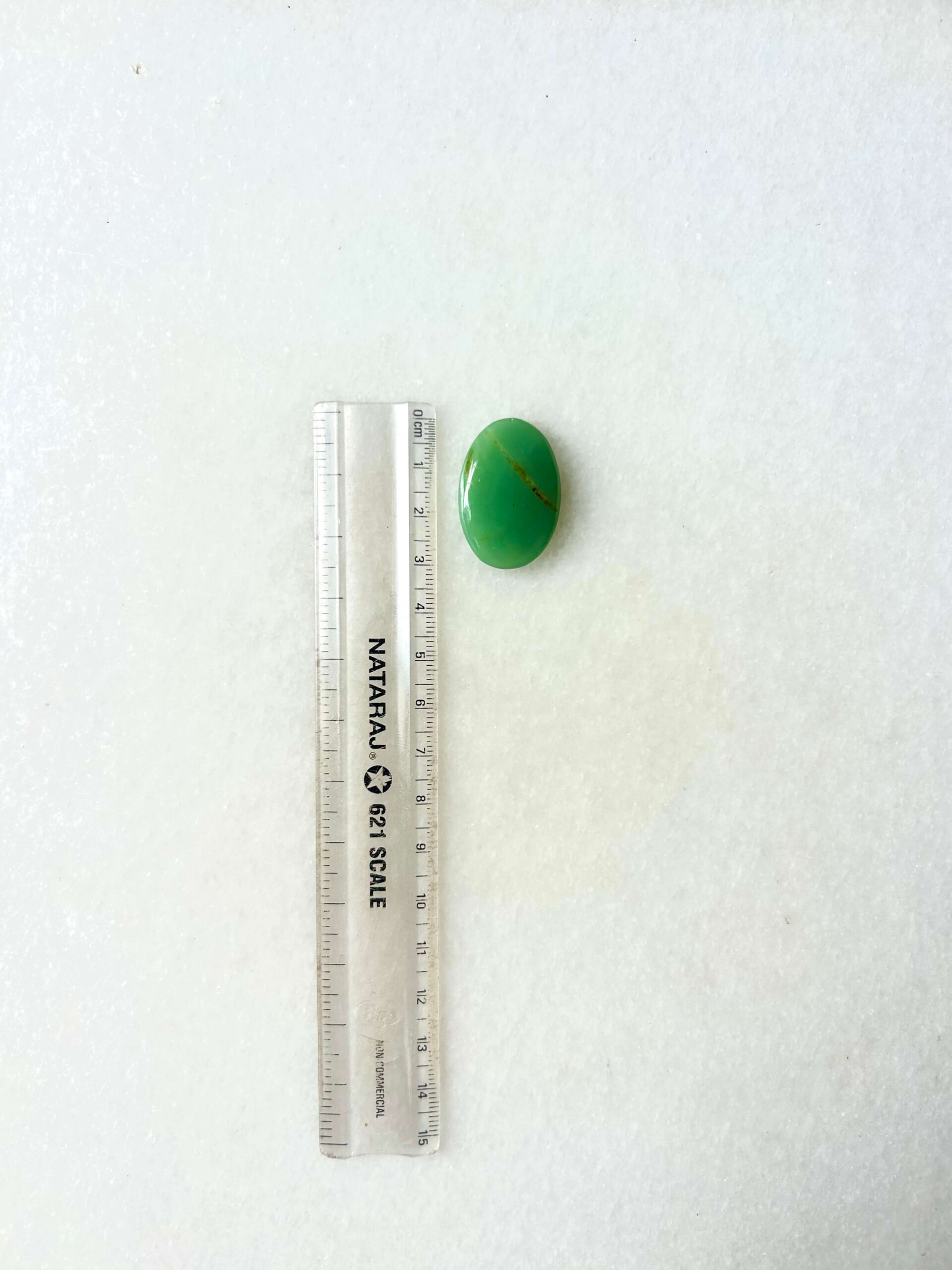 31 mm Green Jade for Jewelry Making - Image 2