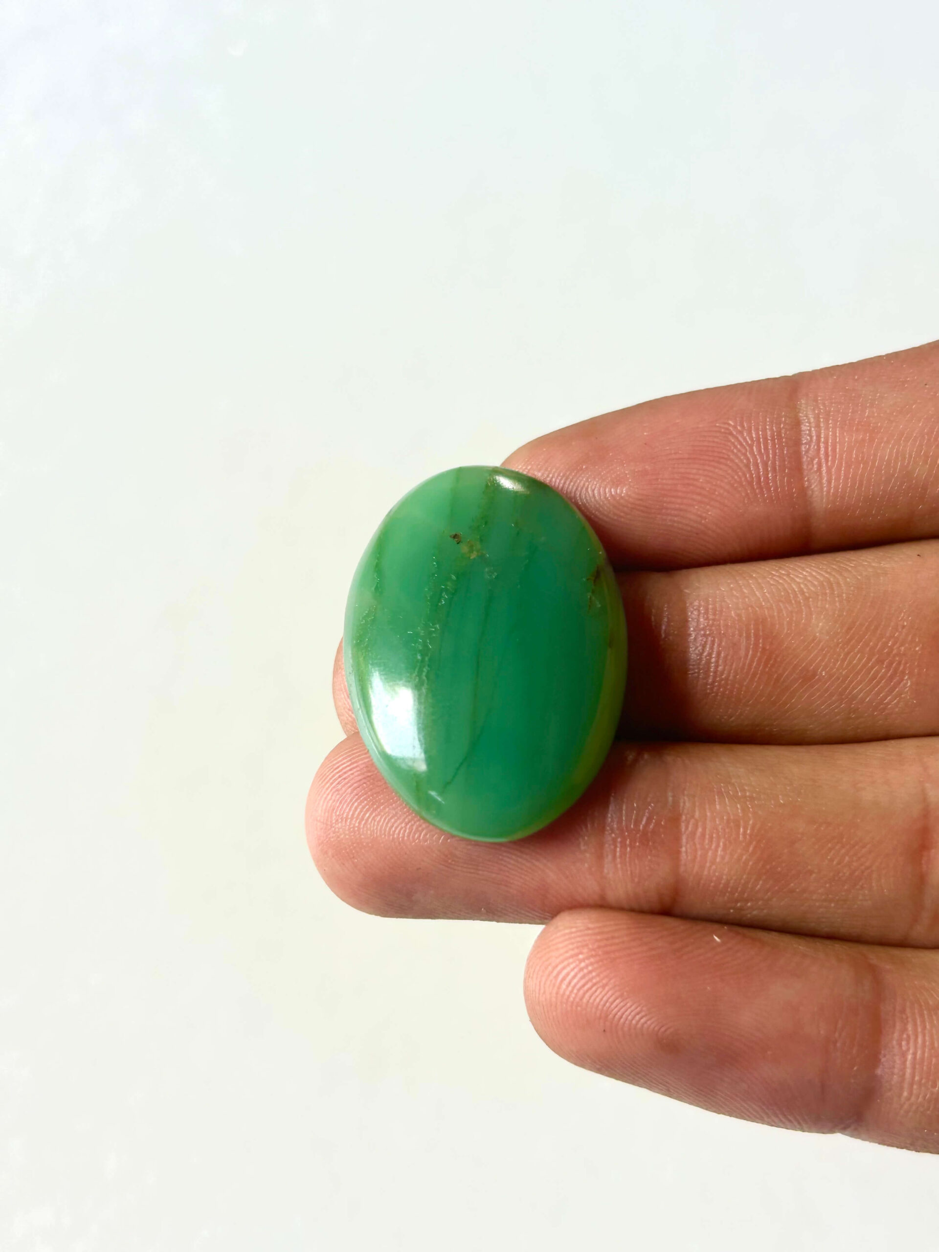 30 mm Green Jade Stone
