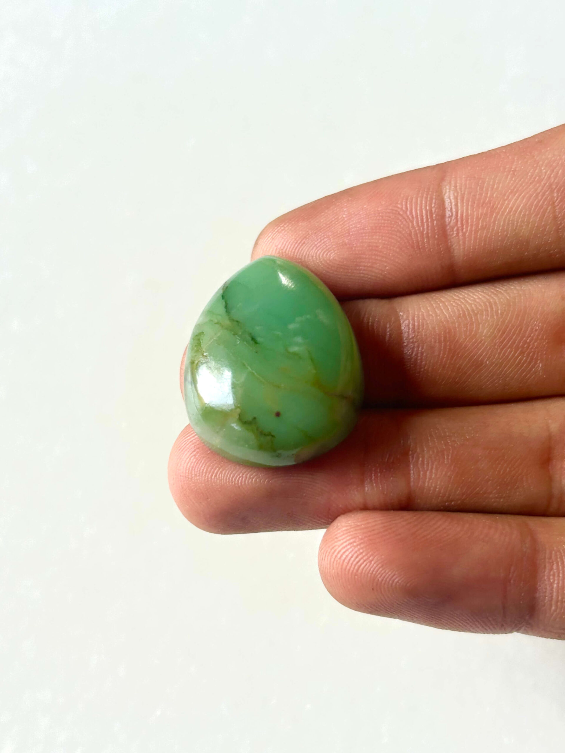 29 mm Green Jade Cabochon