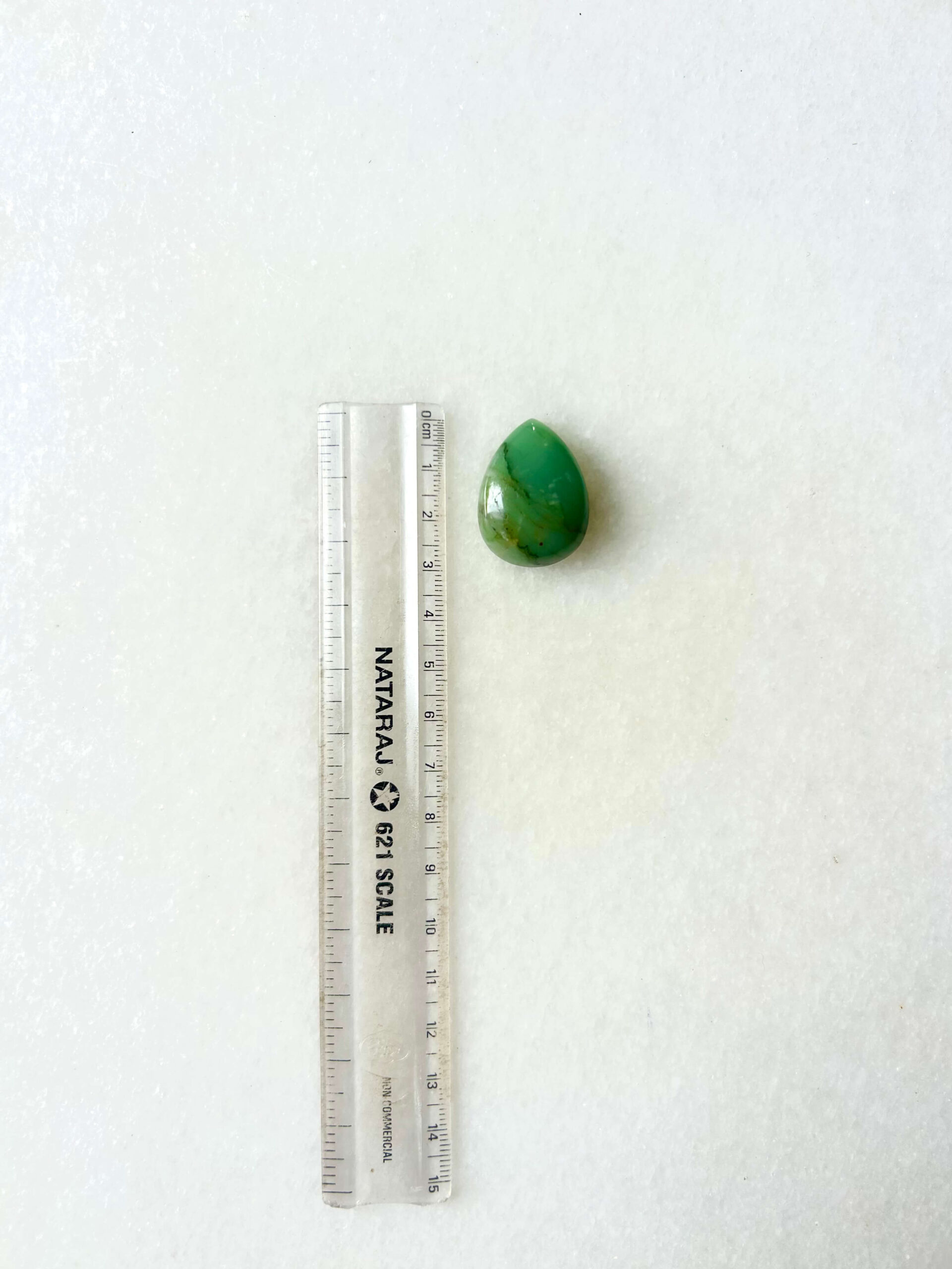 29 mm Green Jade Cabochon - Image 2