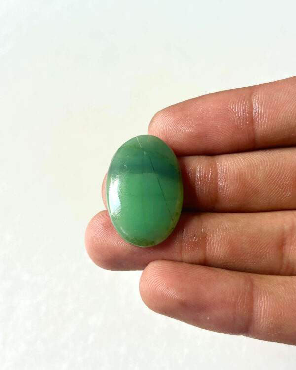 29 mm Green Jade Cabochon