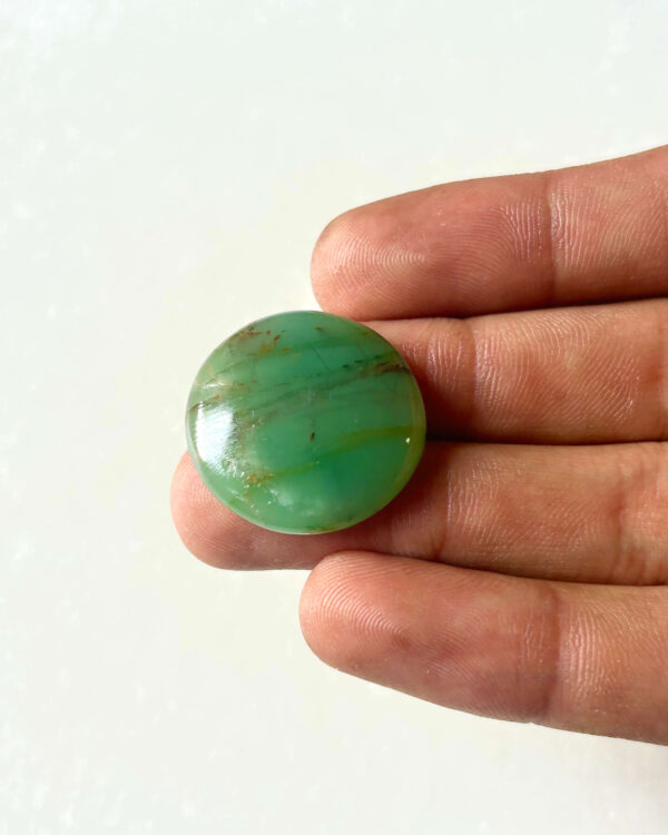 25 mm Green Jade Stone