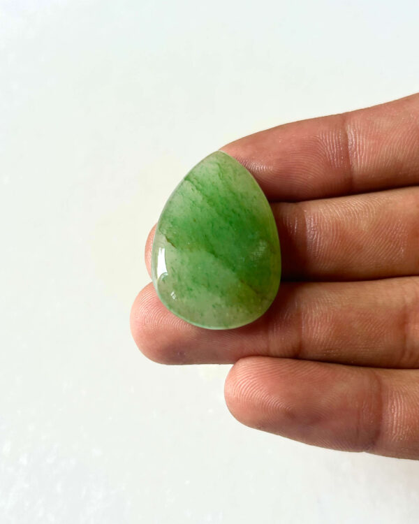24 mm Green Jade for Jewelry Making