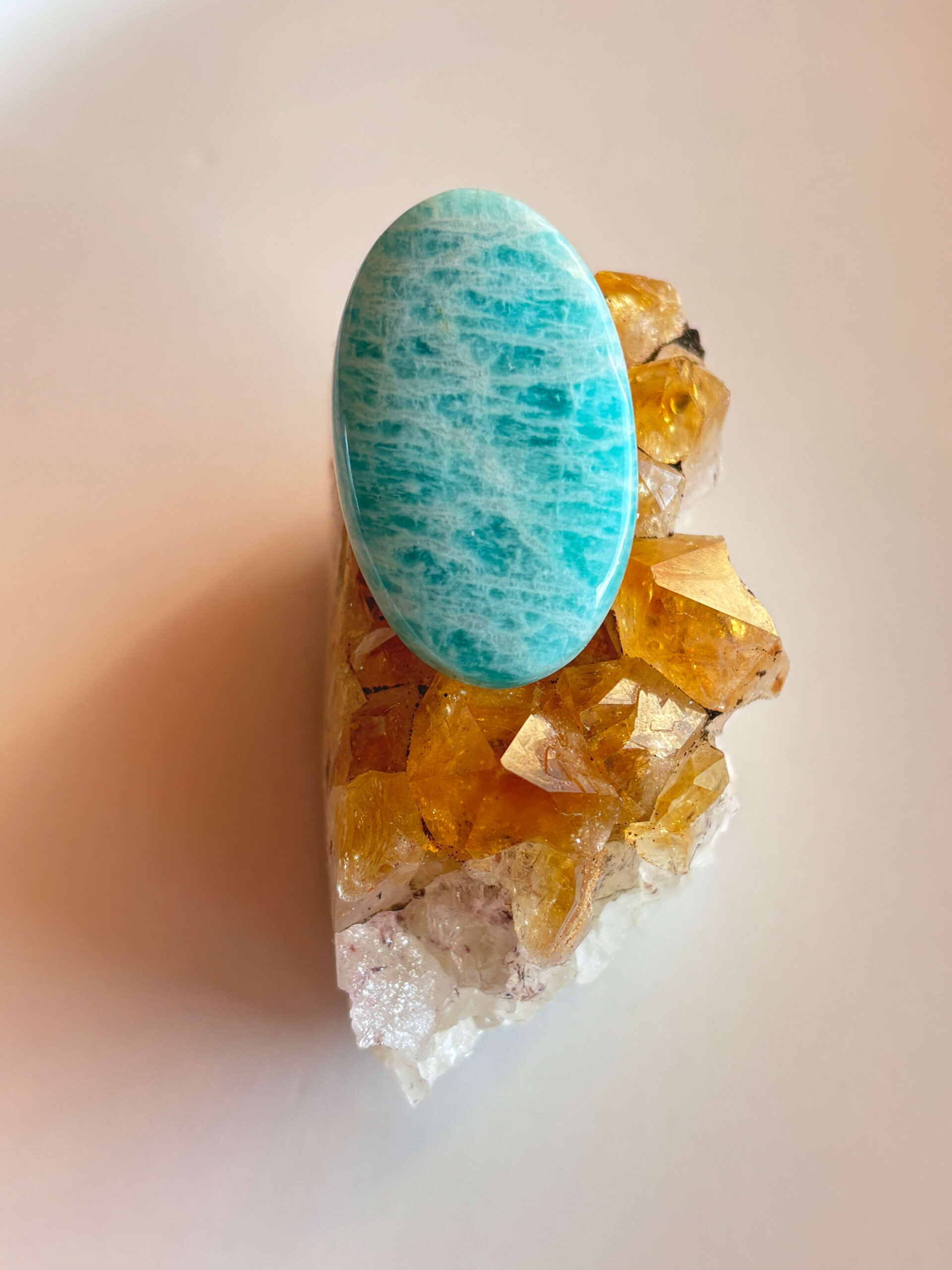 36mm Amazonite Cabochon for Necklace Designs
