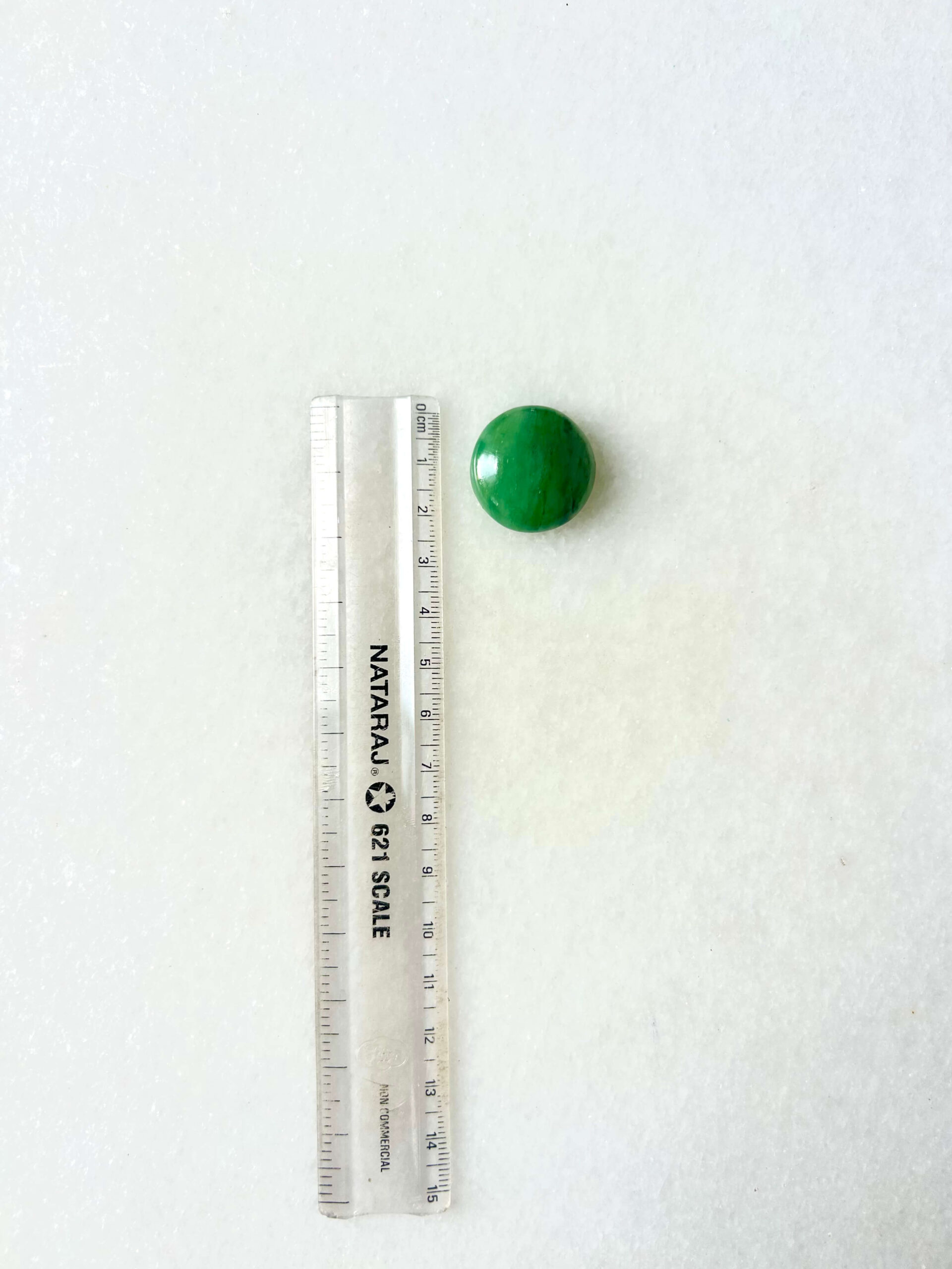 24 mm Green Jade Cabochon - Image 2