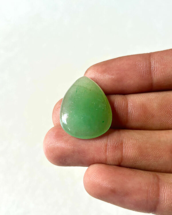 26 mm Green Jade Stone