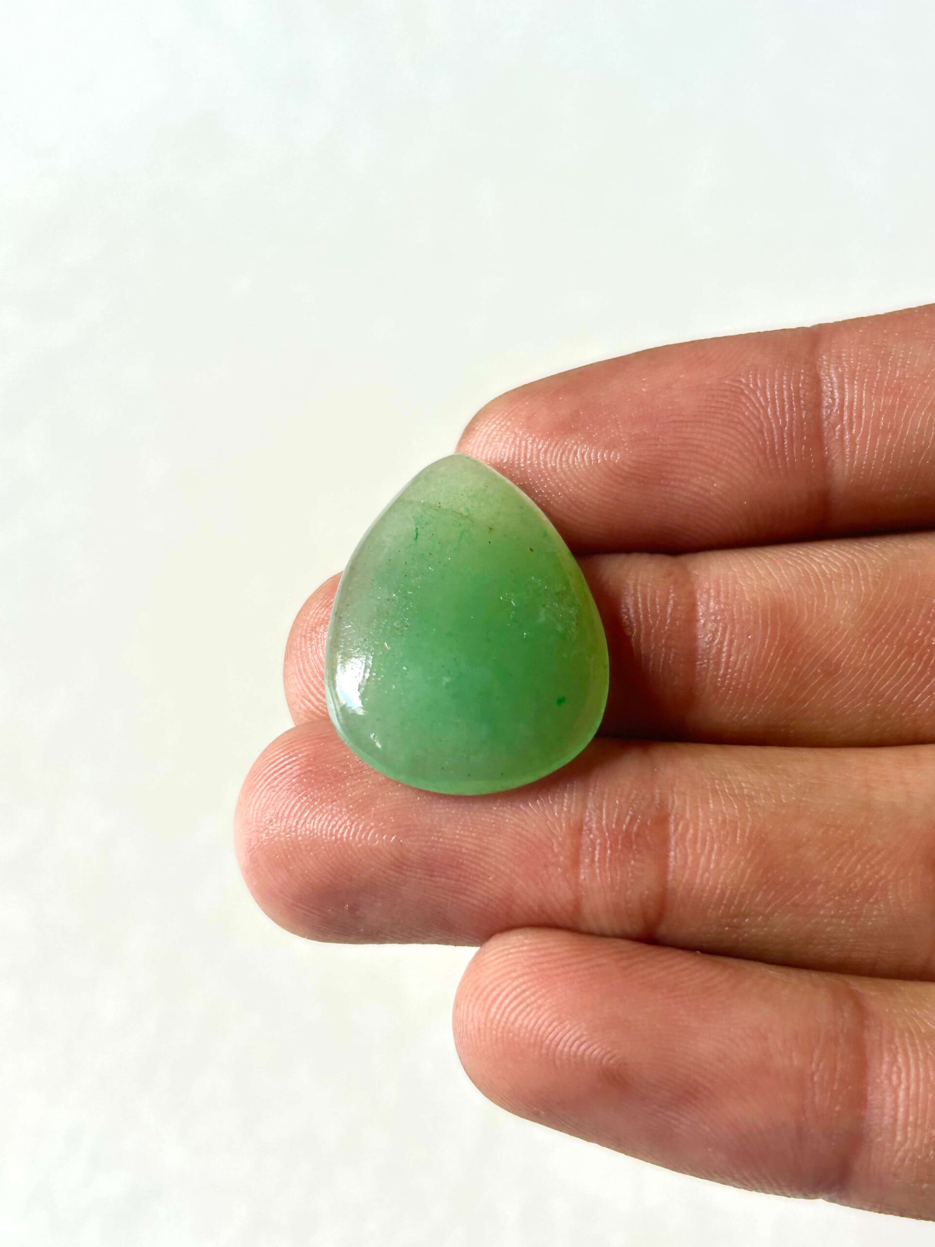 26 mm Green Jade Stone