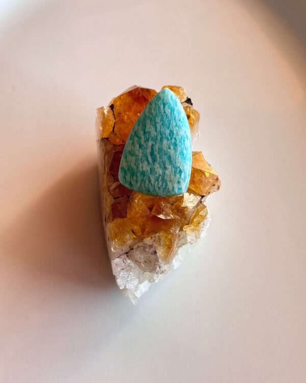 32mm Amazonite Cabochon for Creative Pendant Designs