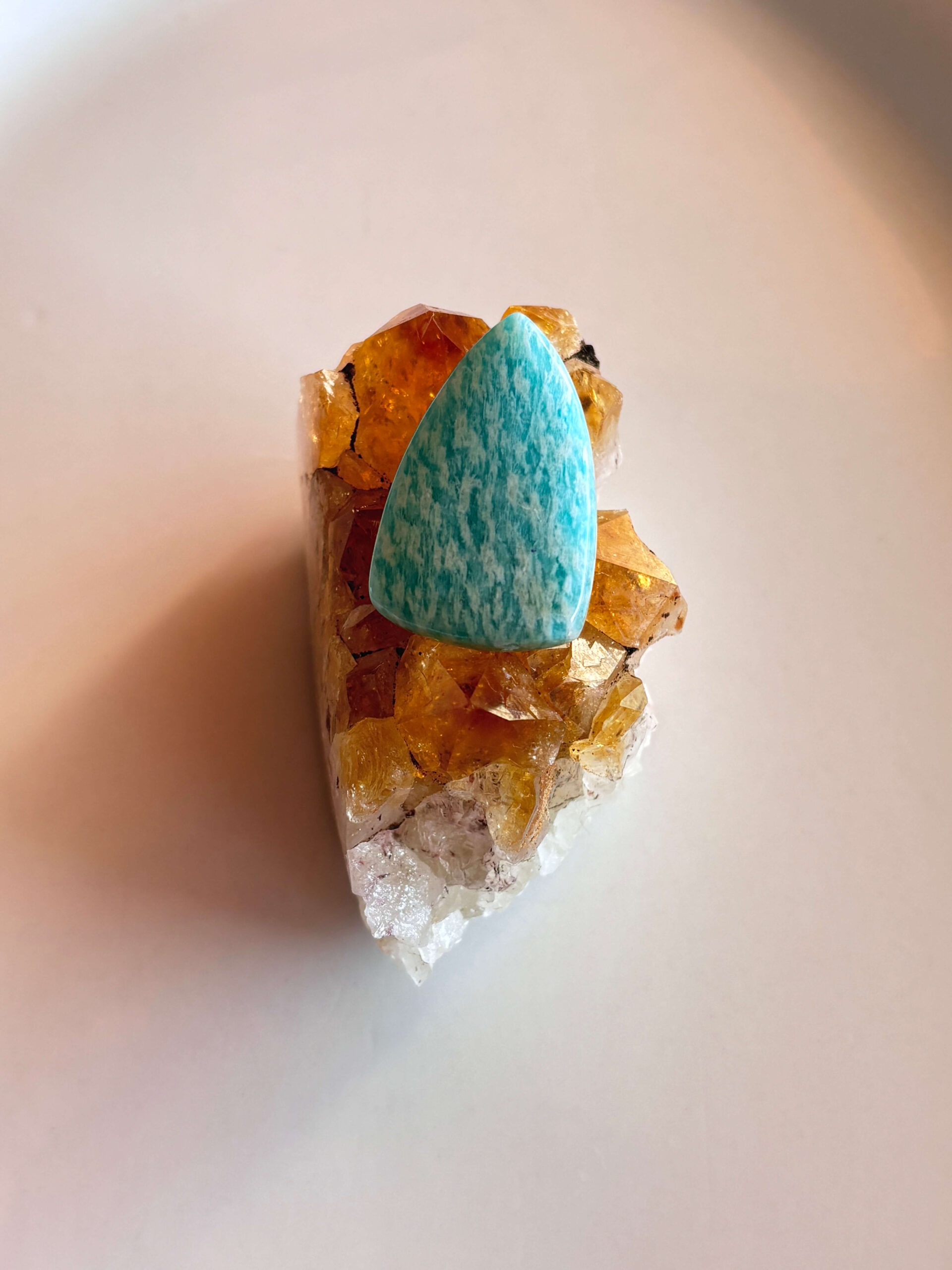 32mm Amazonite Cabochon for Creative Pendant Designs