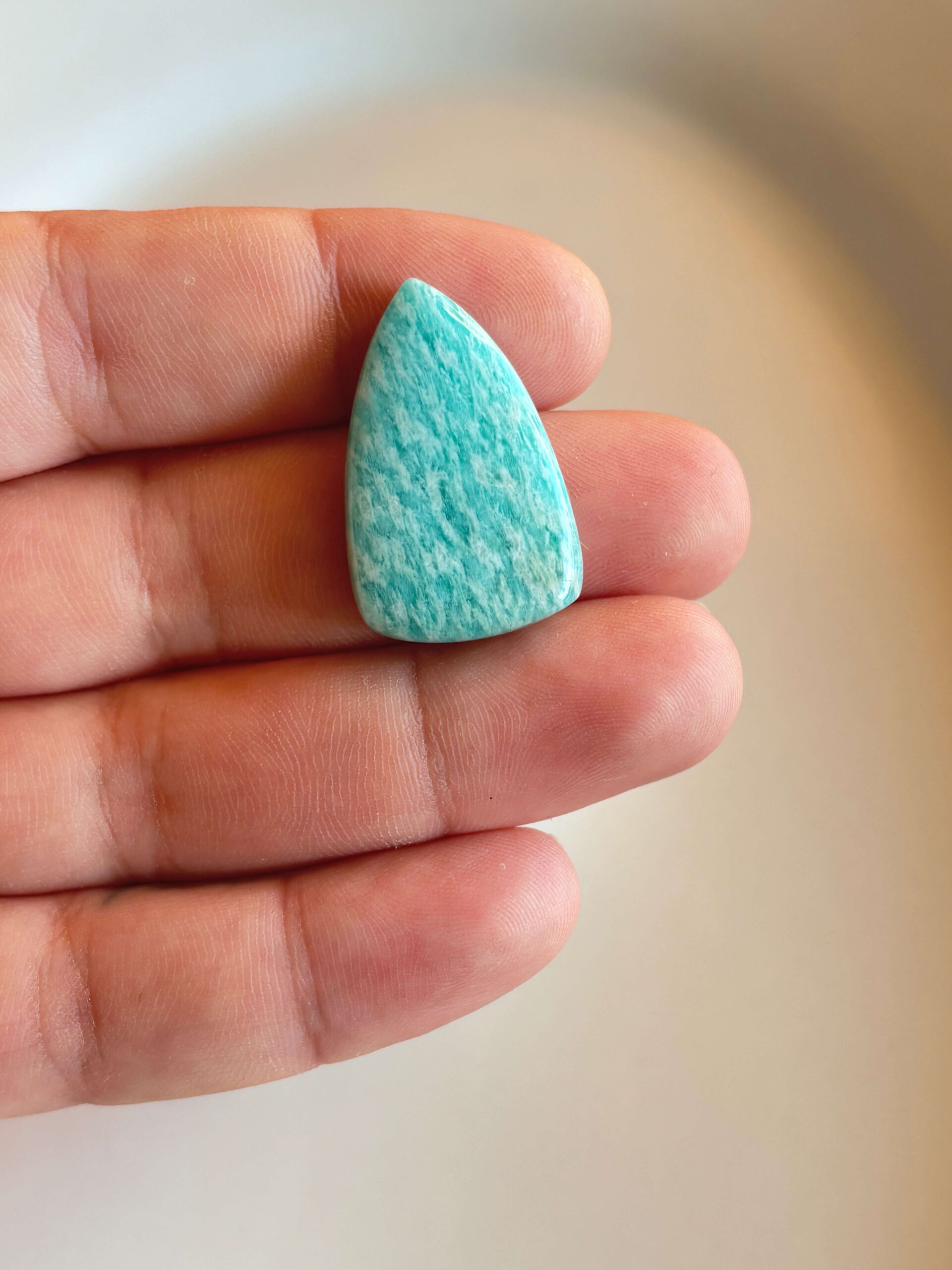 32mm Amazonite Cabochon for Creative Pendant Designs - Image 2