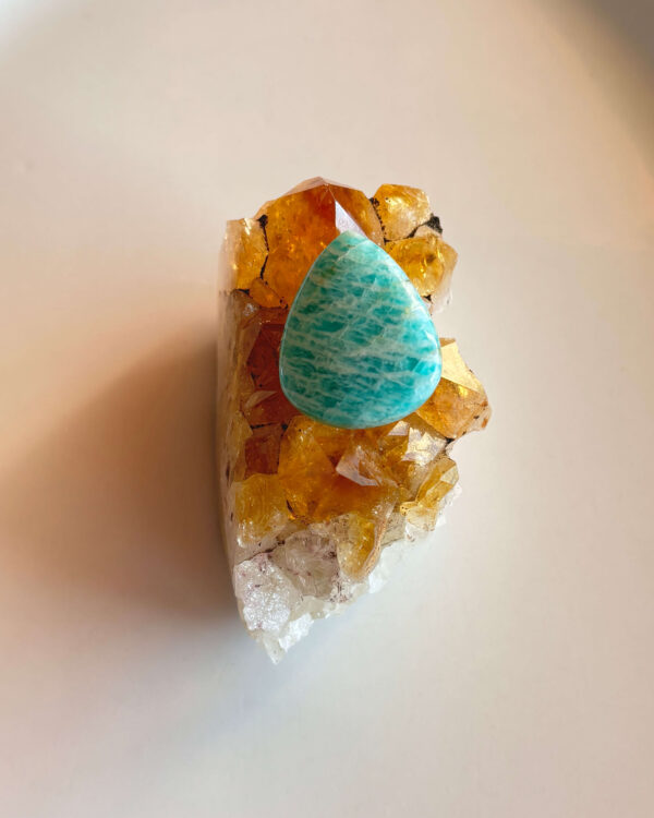 25mm Amazonite Cabochon for Handcrafted Accessories