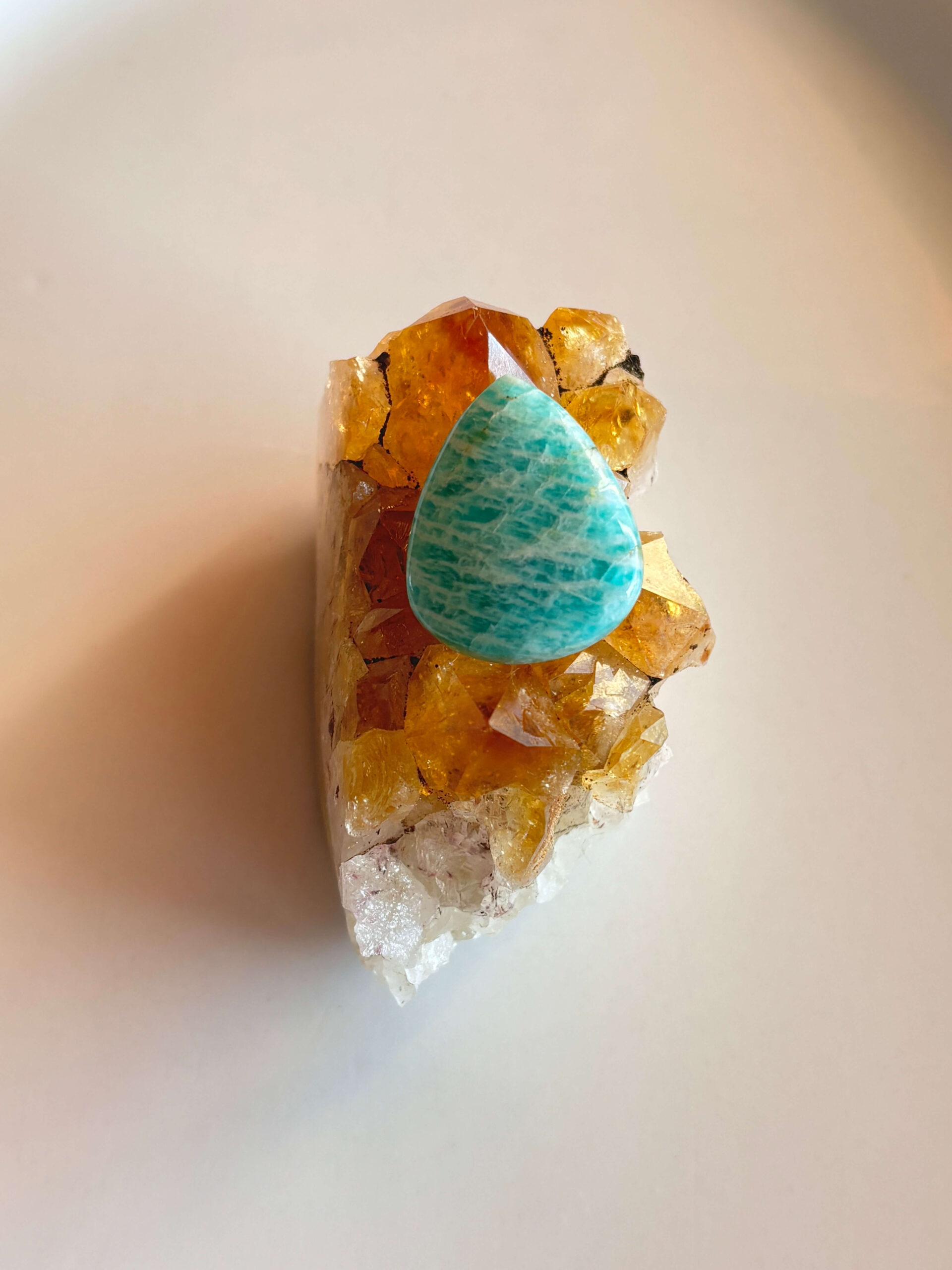 25mm Amazonite Cabochon for Handcrafted Accessories